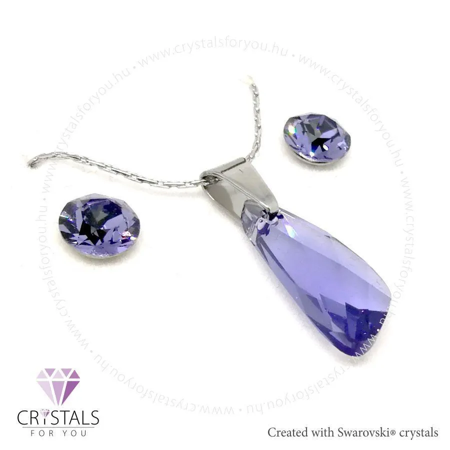 Ferde csepp szett Swanis® prémium kristállyal díszítve