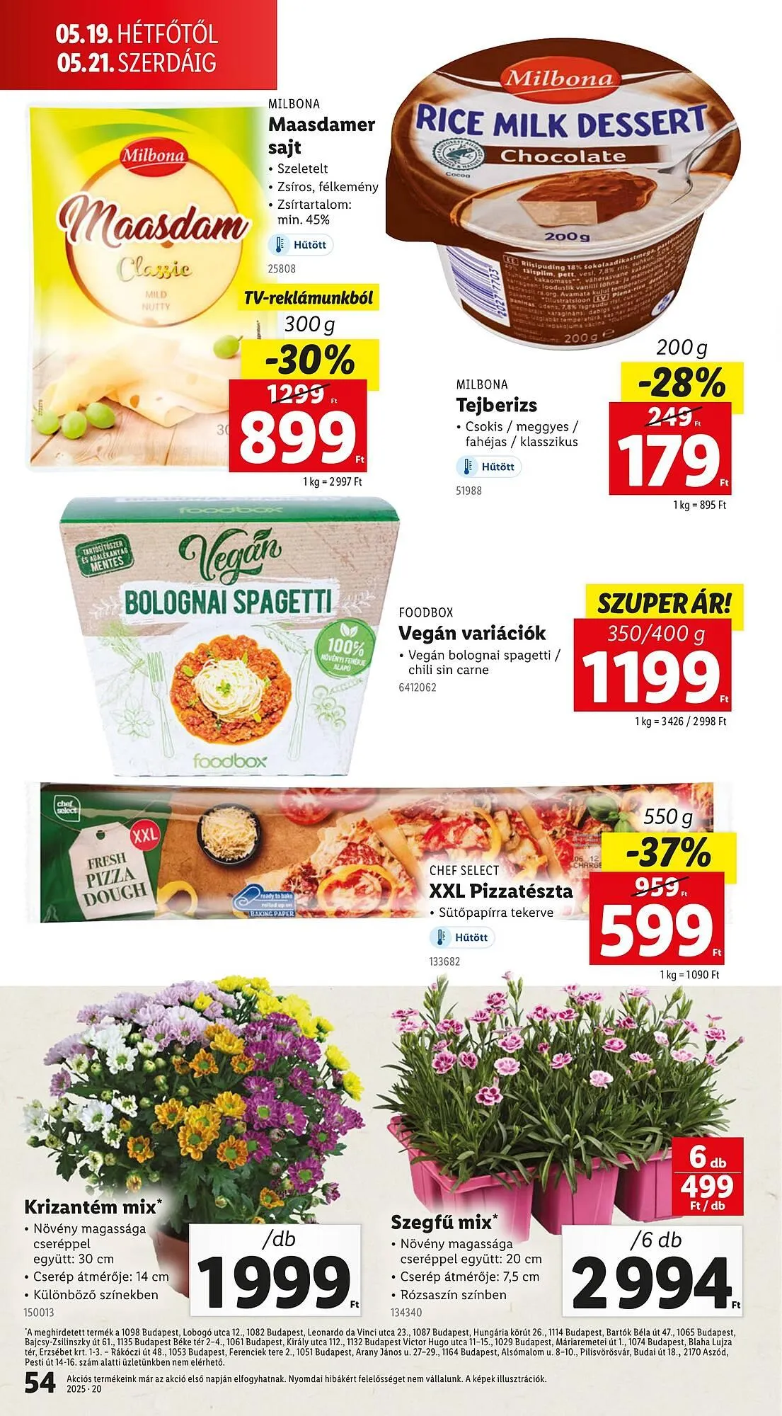 Katalógus Lidl akciós újság május 15.-tól május 21.-ig 2025. - Oldal 54