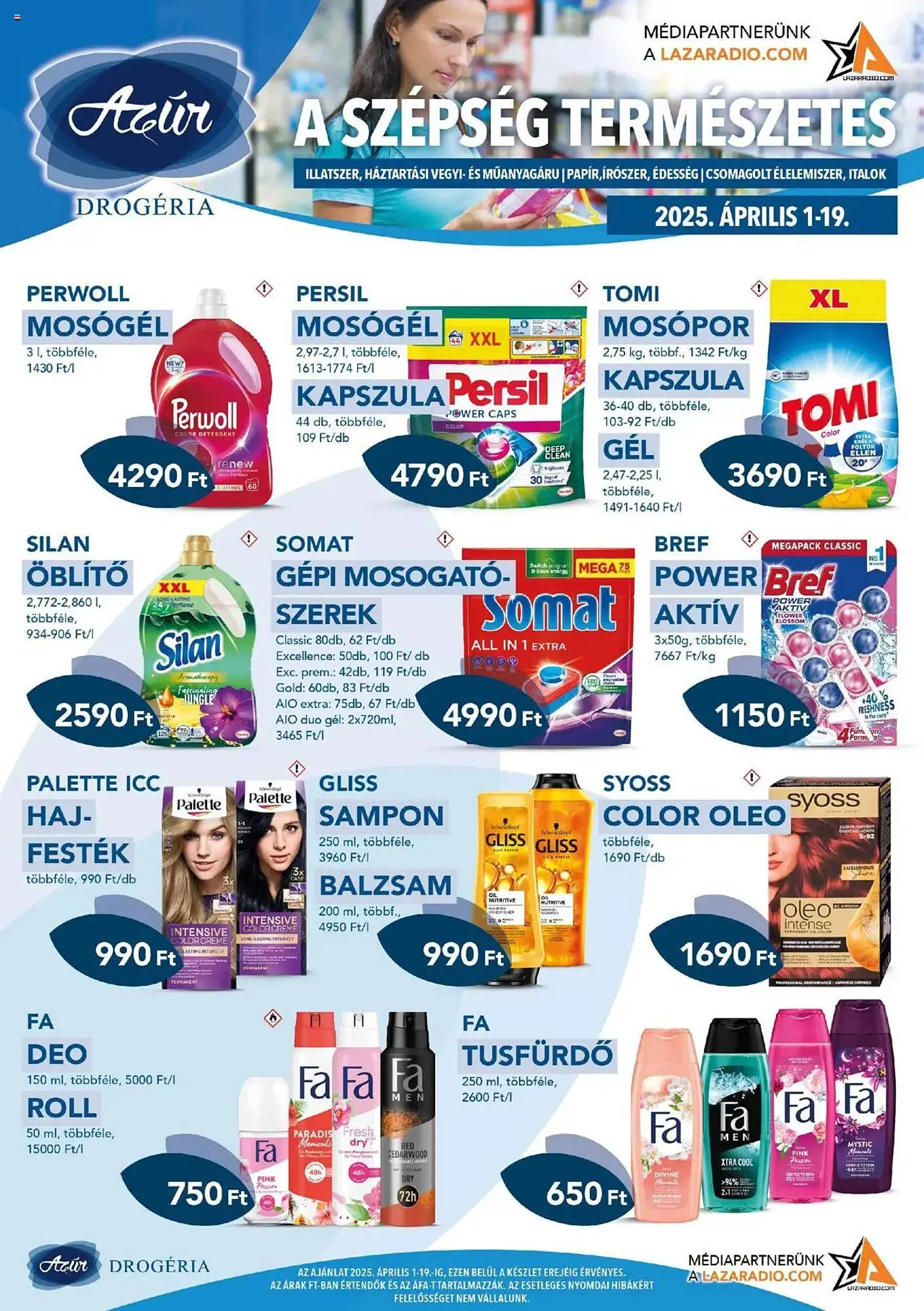 Katalógus Azúr akciós újság április 1.-tól április 19.-ig 2025. - Oldal 1