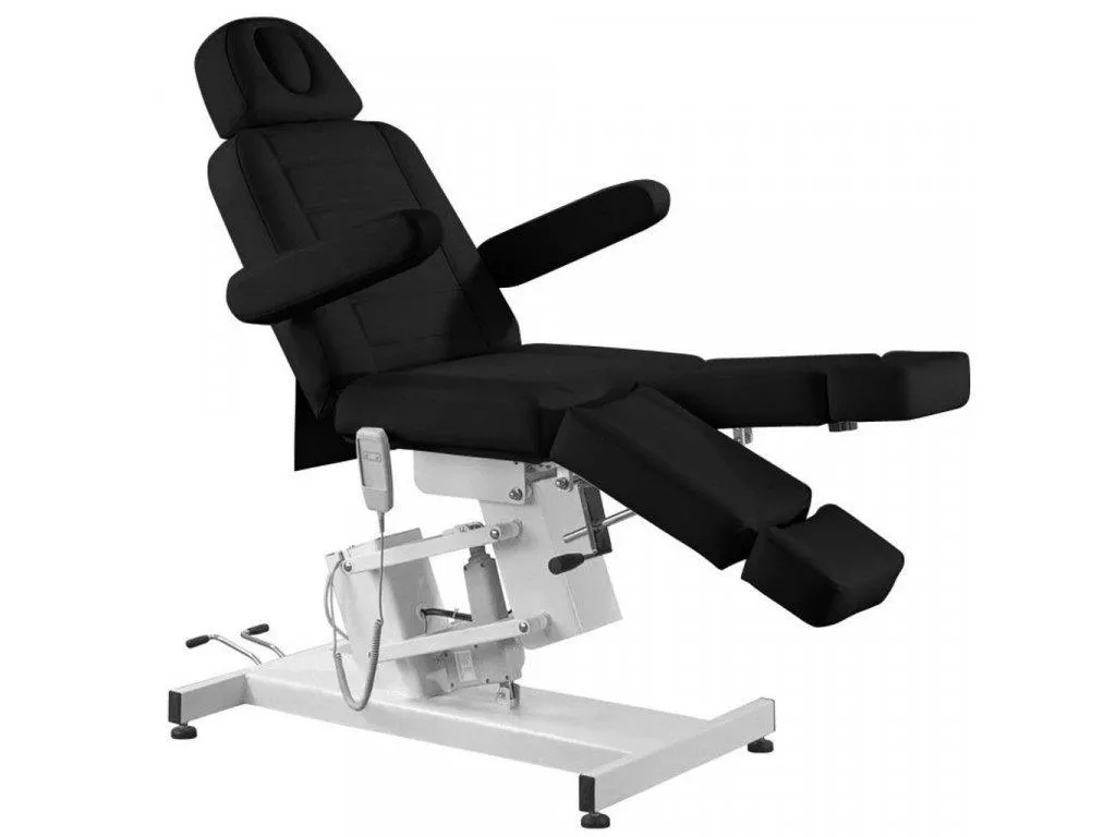 BeautyOne Pedi 706 Black elektromos pedikűrös kezelőágy 186*58 cm | 65 kg | fekete