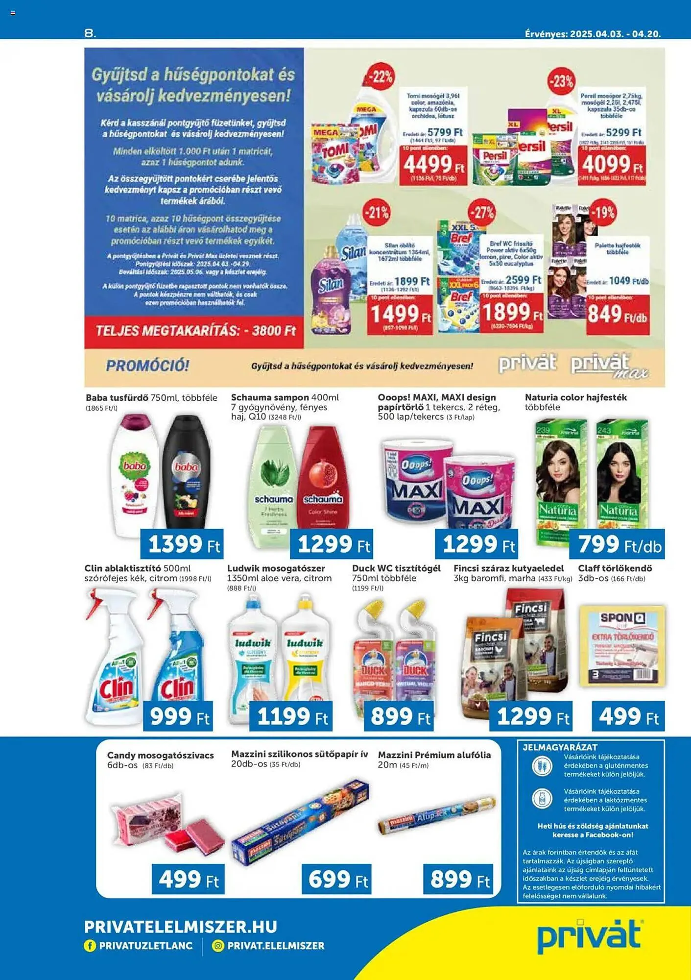 Katalógus PRIVÁT akciós újság április 3.-tól április 20.-ig 2025. - Oldal 8