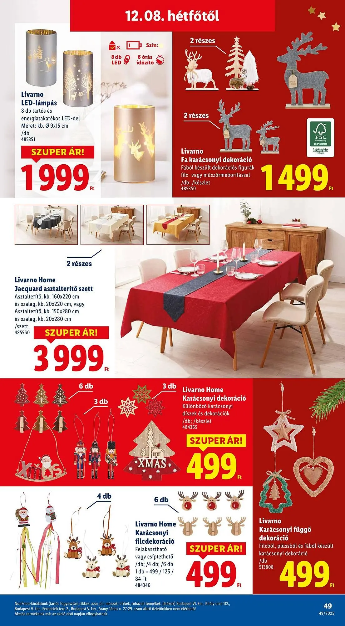 Katalógus Lidl akciós újság december 4.-tól december 10.-ig 2025. - Oldal 49