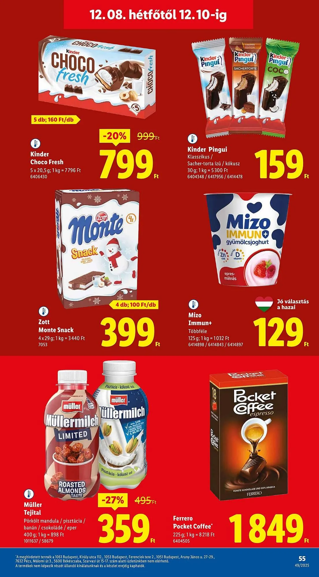 Katalógus Lidl akciós újság december 4.-tól december 10.-ig 2025. - Oldal 55