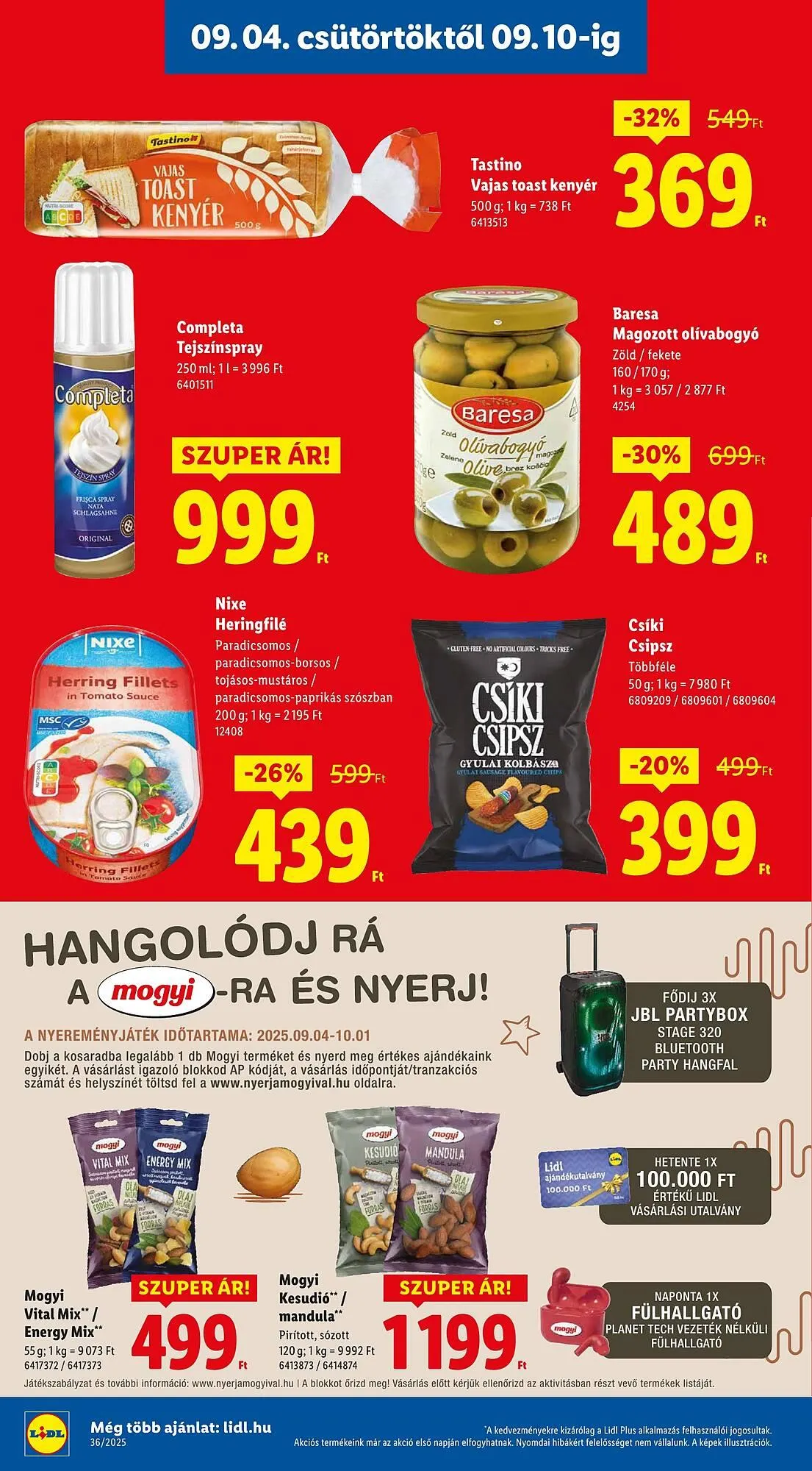 Katalógus Pick-Lidl Nyereményjáték 2025.09.24 akciós újság szeptember 4.-tól szeptember 10.-ig 2025. - Oldal 22