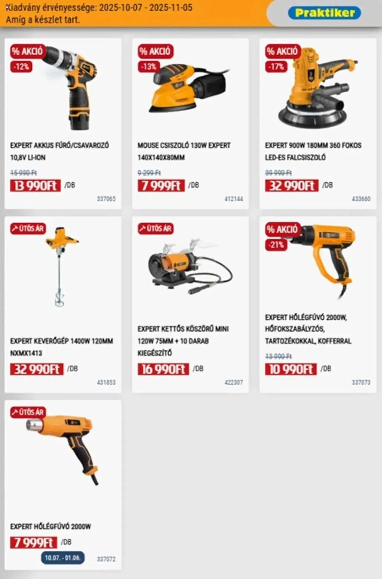 Katalógus Praktiker akciós újság október 7.-tól november 5.-ig 2025. - Oldal 23