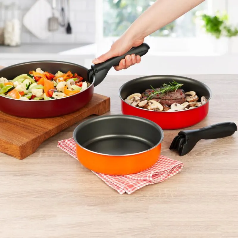 3 db alumíniumserpenyő Basilico