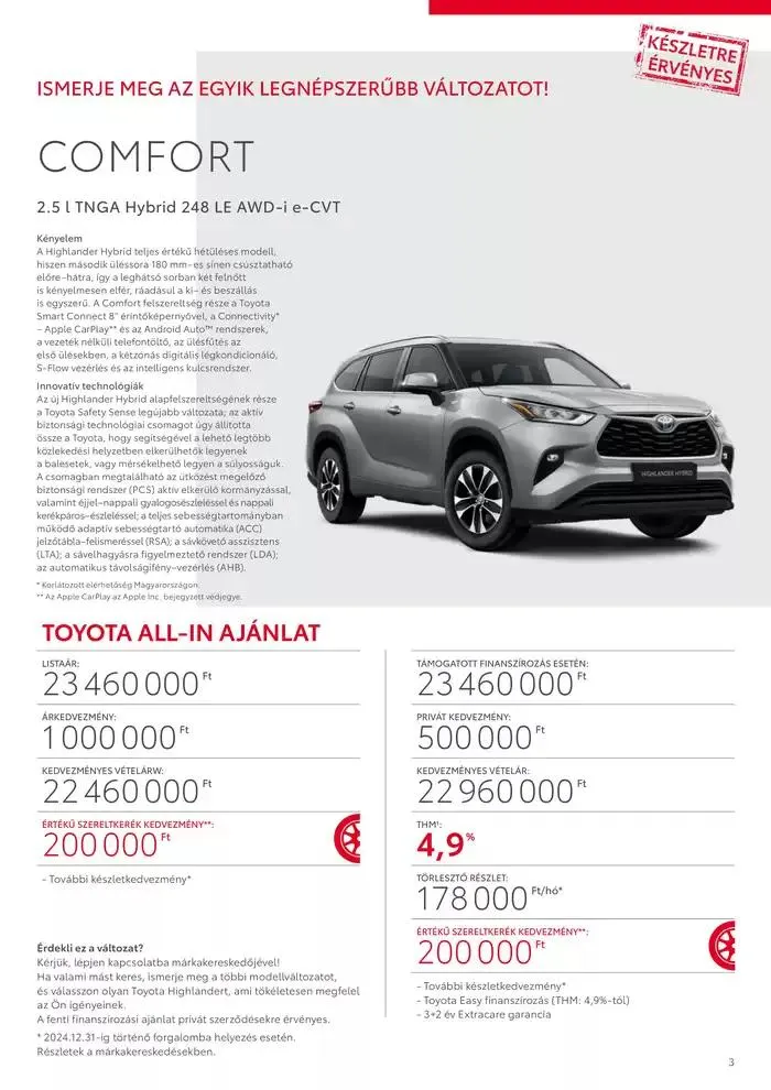 Katalógus Toyota Highlander október 26.-tól október 26.-ig 2025. - Oldal 3