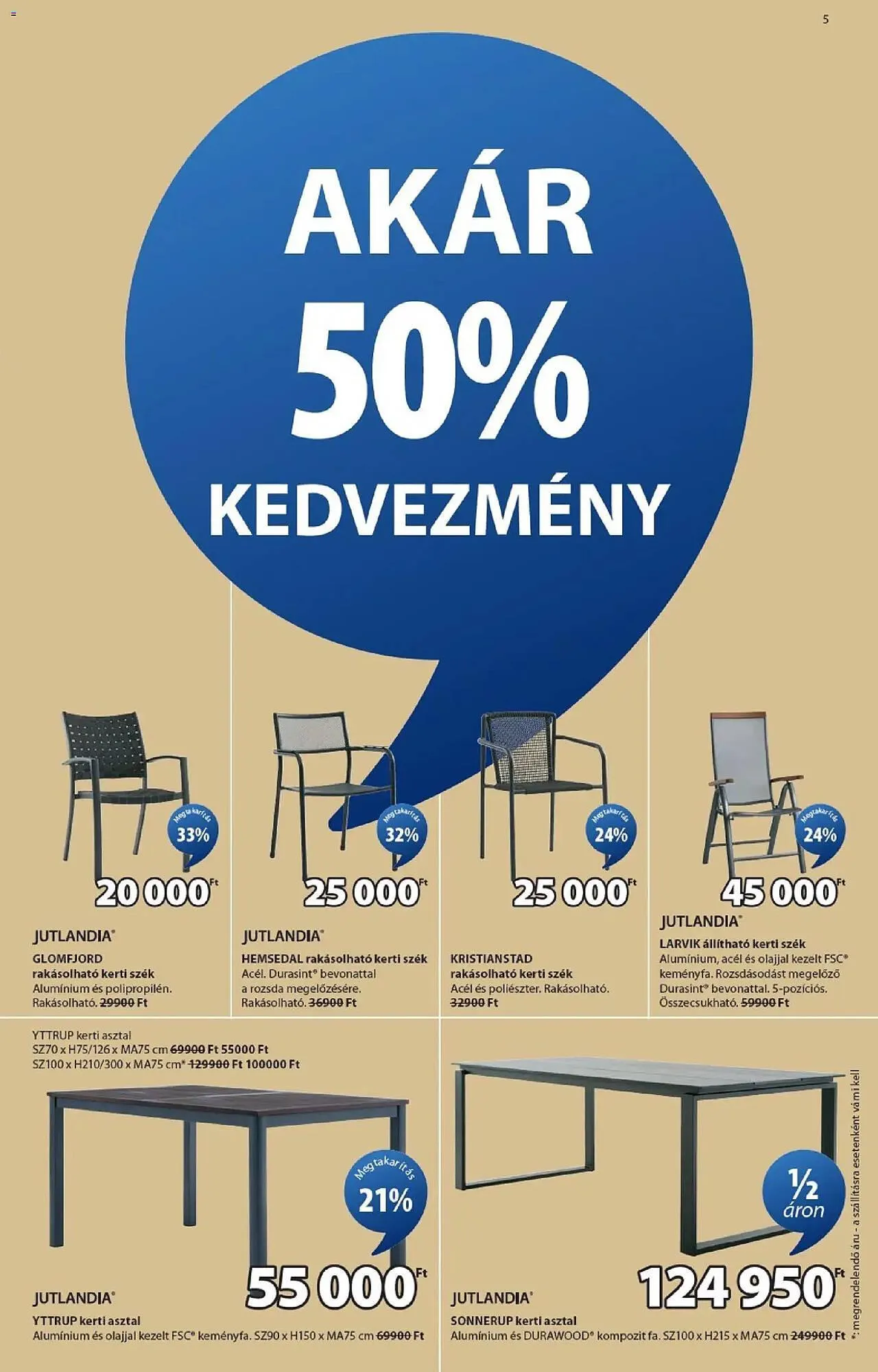 Katalógus JYSK akciós újság március 11.-tól április 7.-ig 2026. - Oldal 5