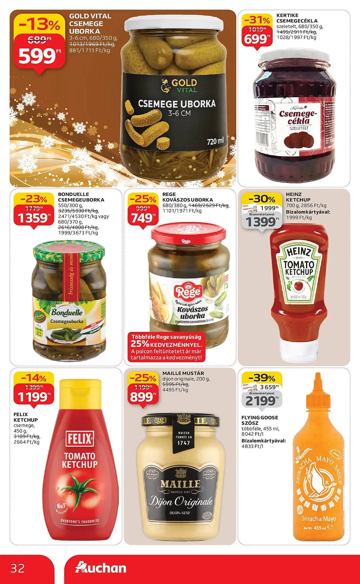 Katalógus Auchan akciós újság december 18.-tól december 24.-ig 2025. - Oldal 32
