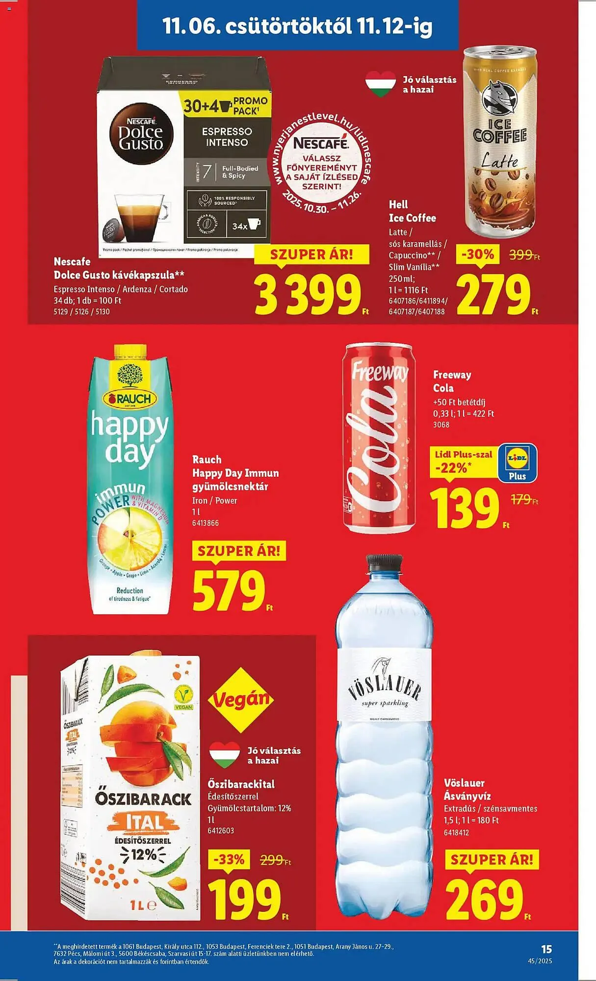 Katalógus Lidl akciós újság november 6.-tól november 12.-ig 2025. - Oldal 15