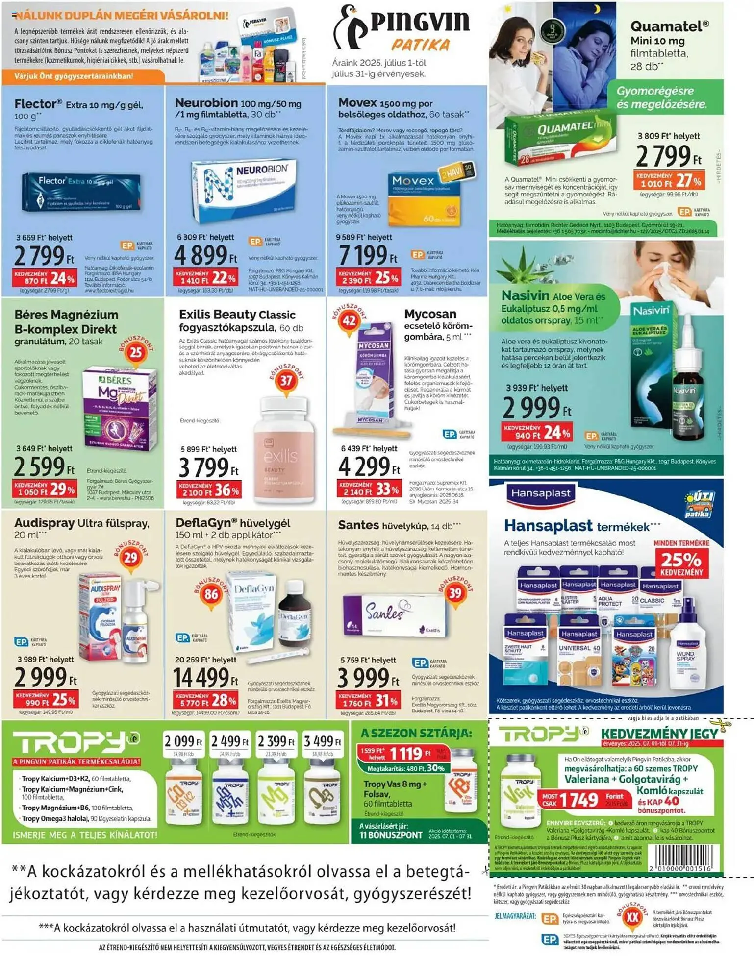 Katalógus Pingvin Patika akciós újság július 1.-tól július 31.-ig 2025. - Oldal 3