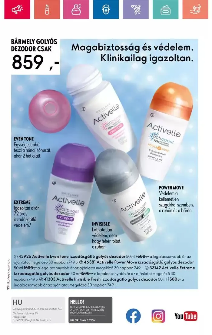 Katalógus ORIFLAME akciós december 29.-tól január 12.-ig 2025. - Oldal 164