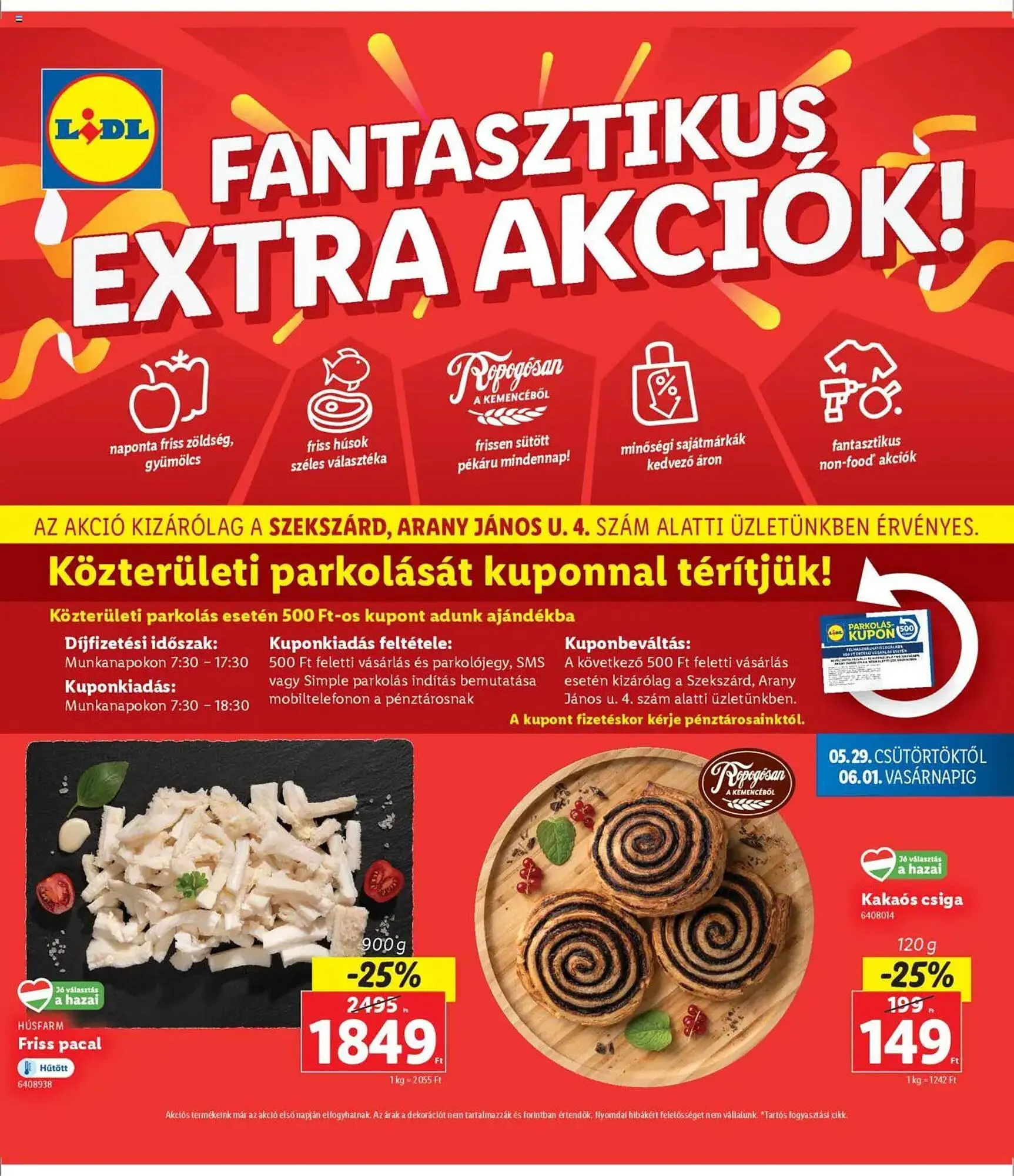 Katalógus Lidl akciós újság május 29.-tól június 1.-ig 2025. - Oldal 1