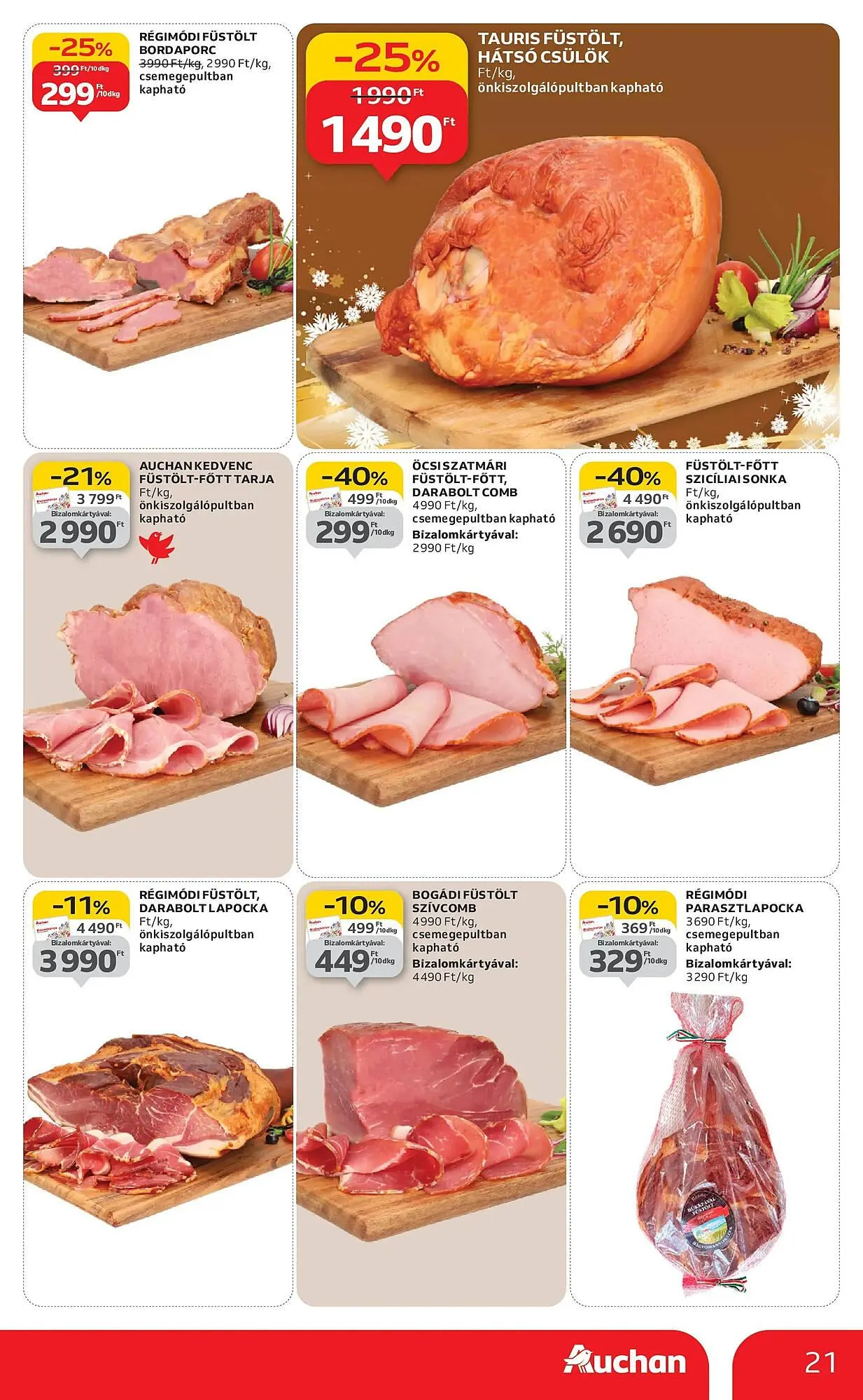 Katalógus Auchan akciós újság december 4.-tól december 10.-ig 2025. - Oldal 21