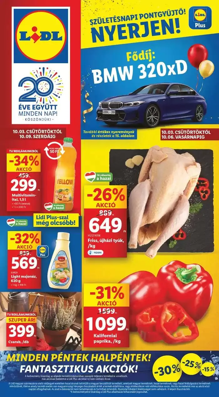 Katalógus Akciós újság – 40. hét október 3.-tól október 9.-ig 2024. - Oldal 1