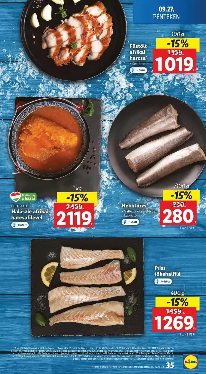 Katalógus Akciós újság – 39. hét szeptember 26.-tól október 2.-ig 2024. - Oldal 35
