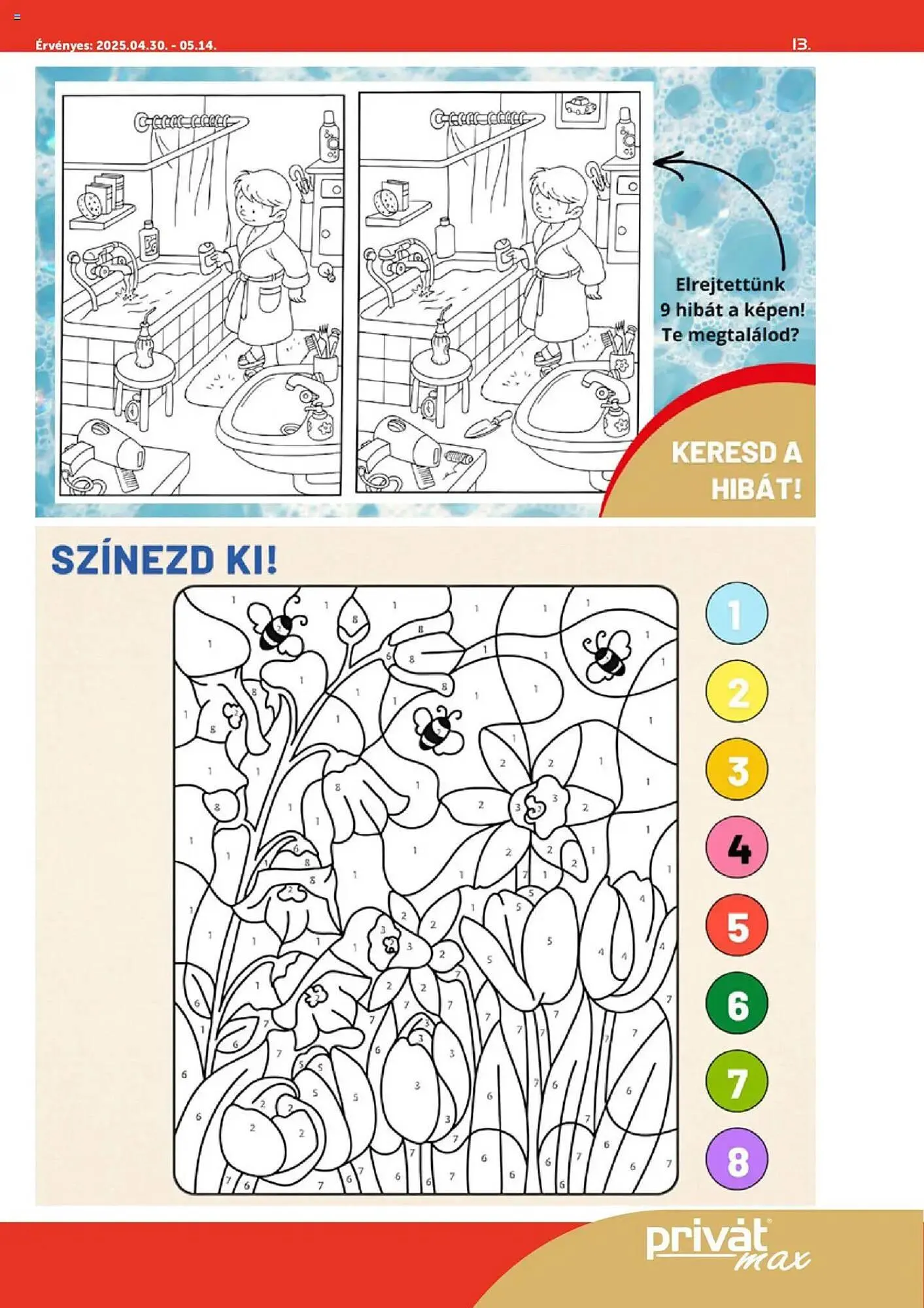 Katalógus PRIVÁT akciós újság április 30.-tól május 14.-ig 2025. - Oldal 13