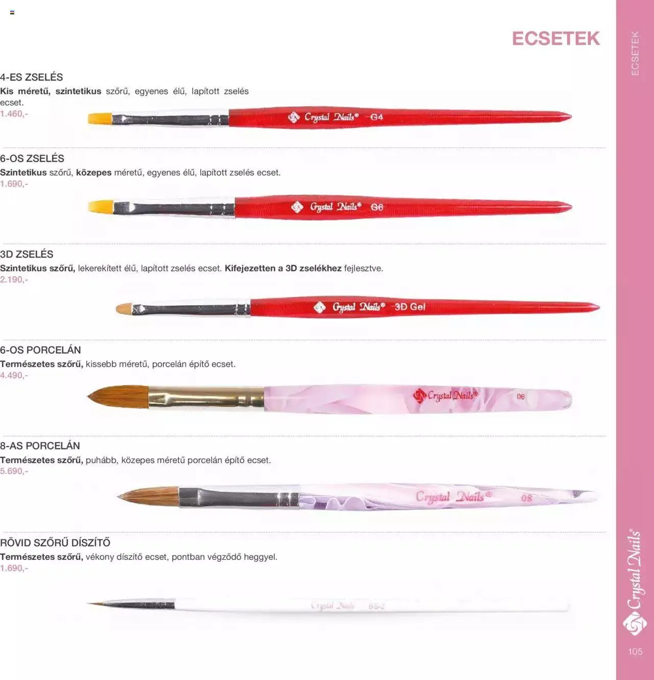 Katalógus Crystal Nails - Nagykatalógus 22/23 március 8.-tól december 31.-ig 2023. - Oldal 105