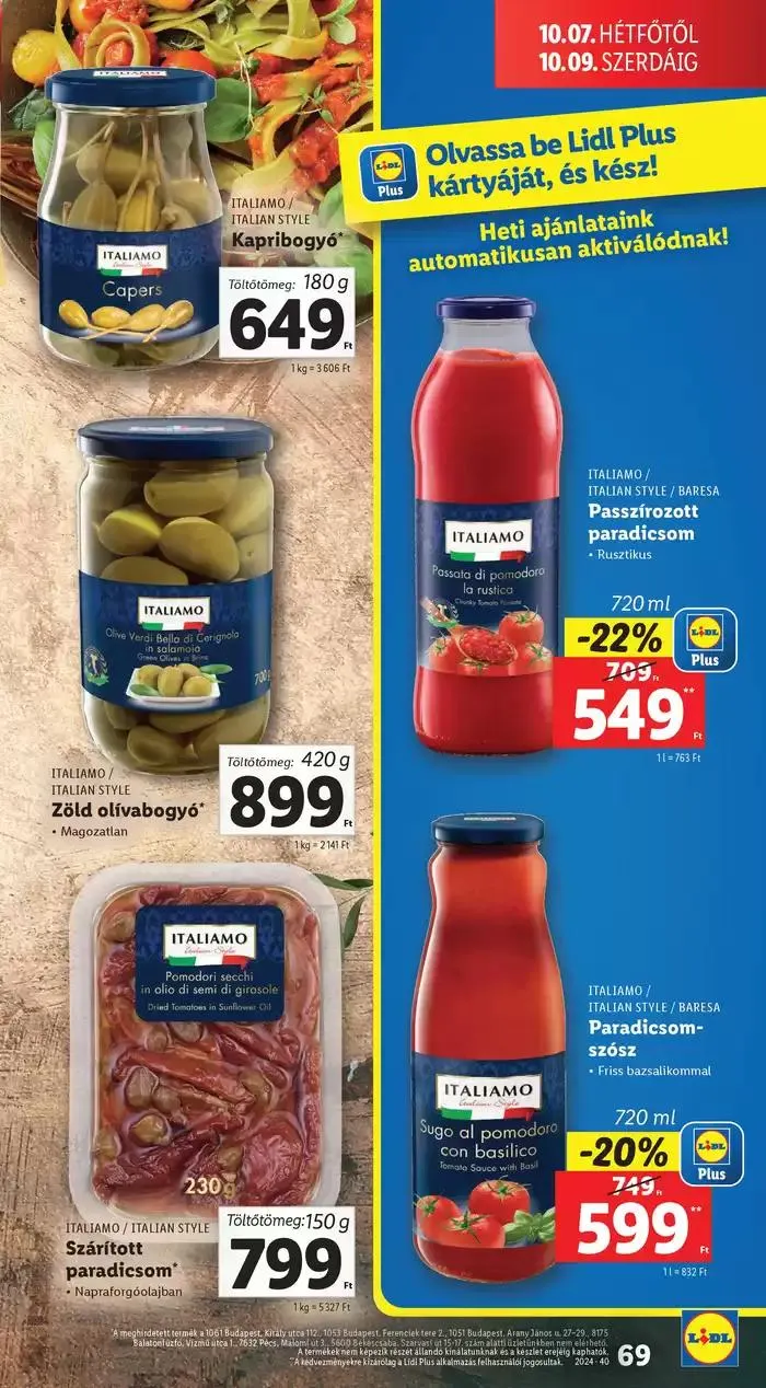 Katalógus Akciós újság – 40. hét október 3.-tól október 9.-ig 2024. - Oldal 69