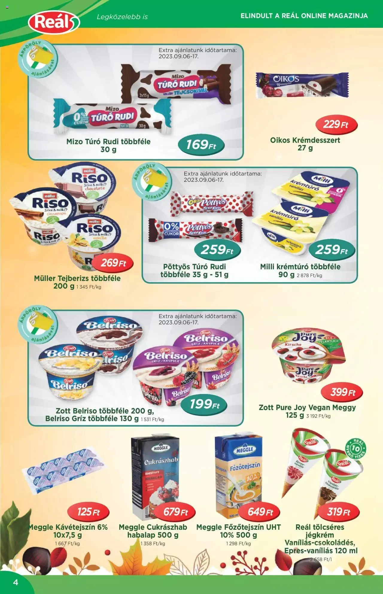 Katalógus Reál Akciós újság szeptember 6.-tól szeptember 17.-ig 2023. - Oldal 4