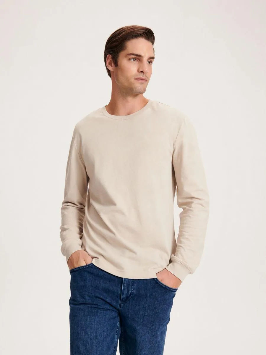 Regular szabású, hosszú ujjú póló