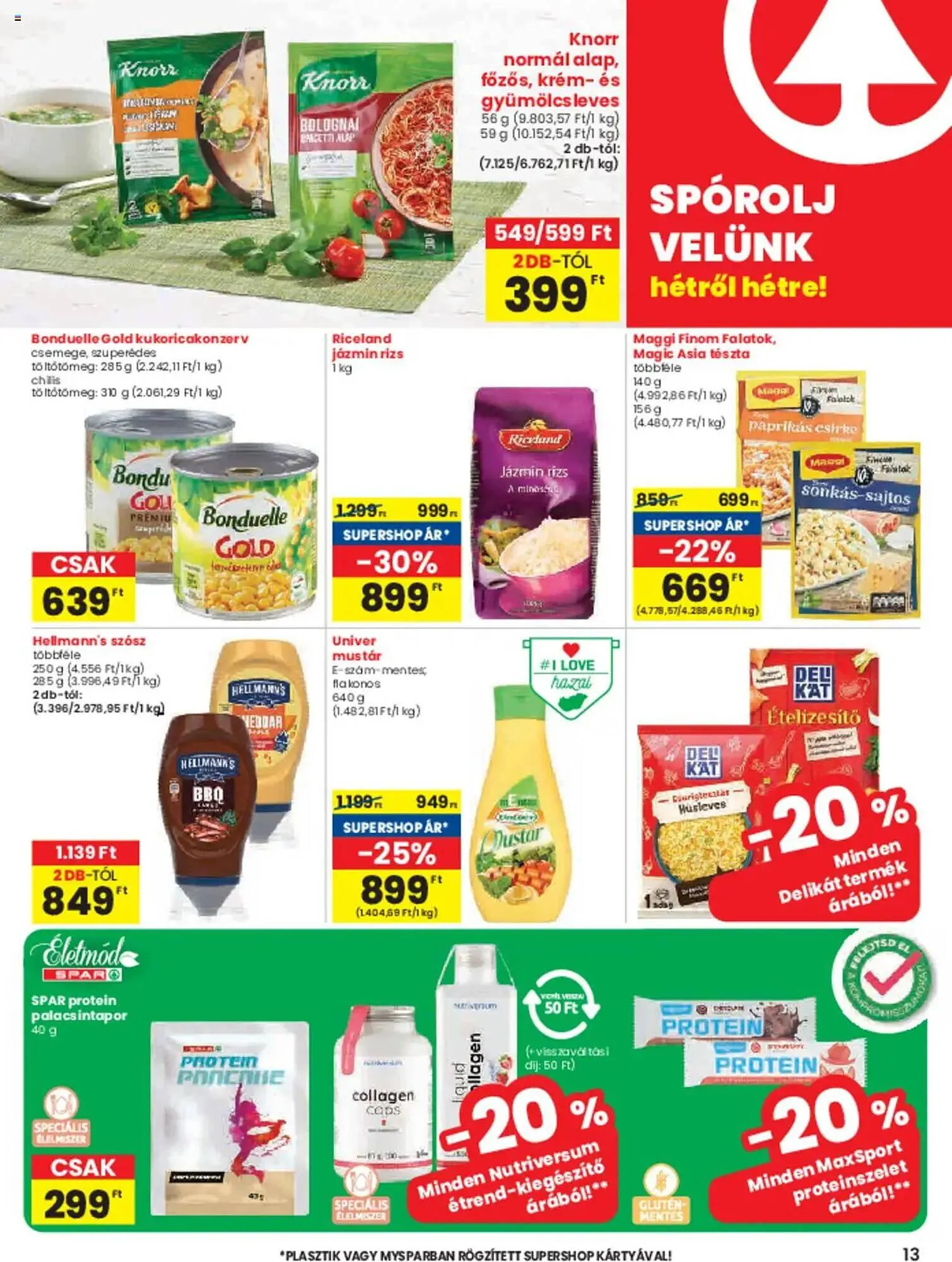 Katalógus Spar akciós újság március 13.-tól március 19.-ig 2025. - Oldal 13