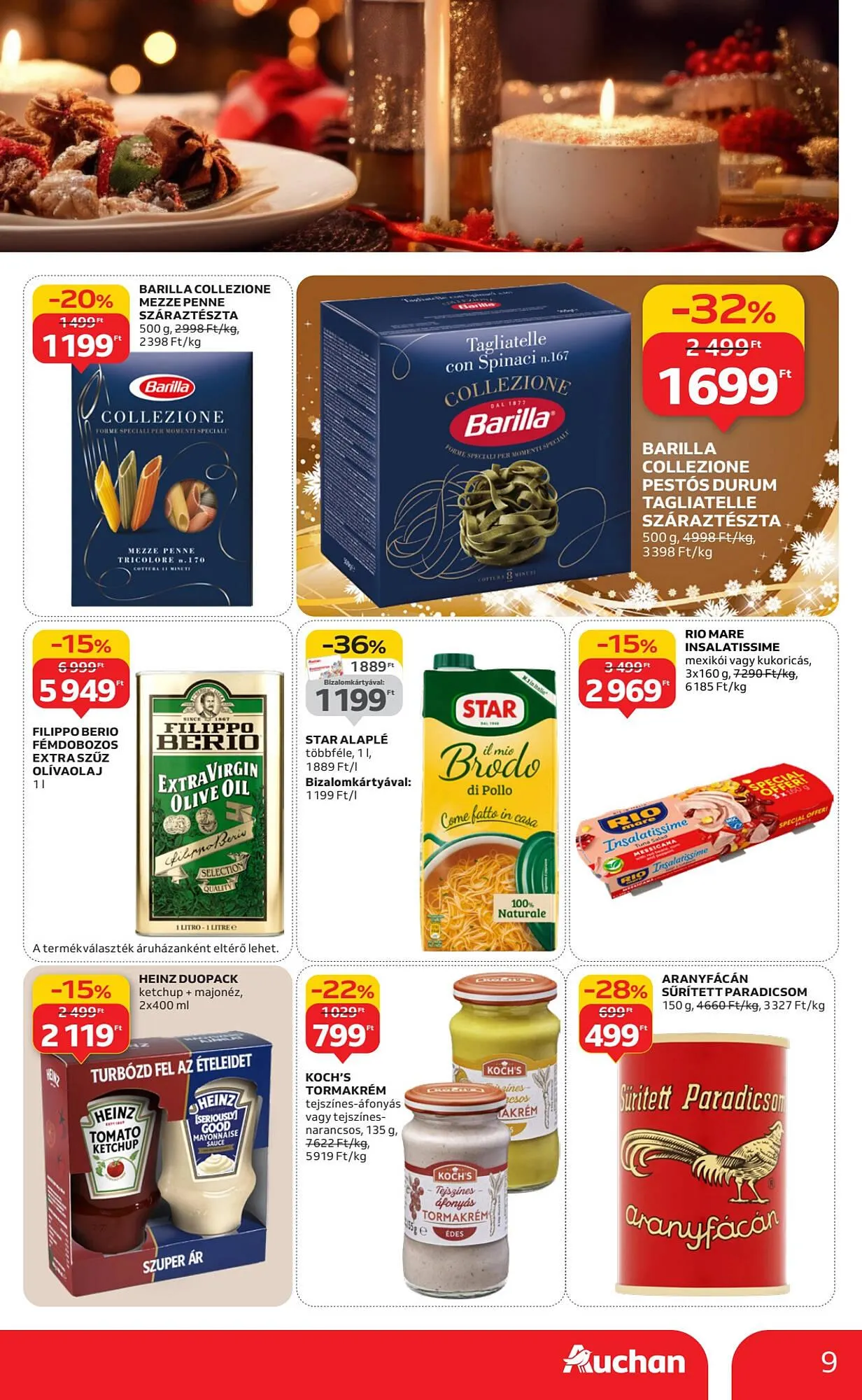 Katalógus Auchan akciós újság november 20.-tól december 24.-ig 2025. - Oldal 9