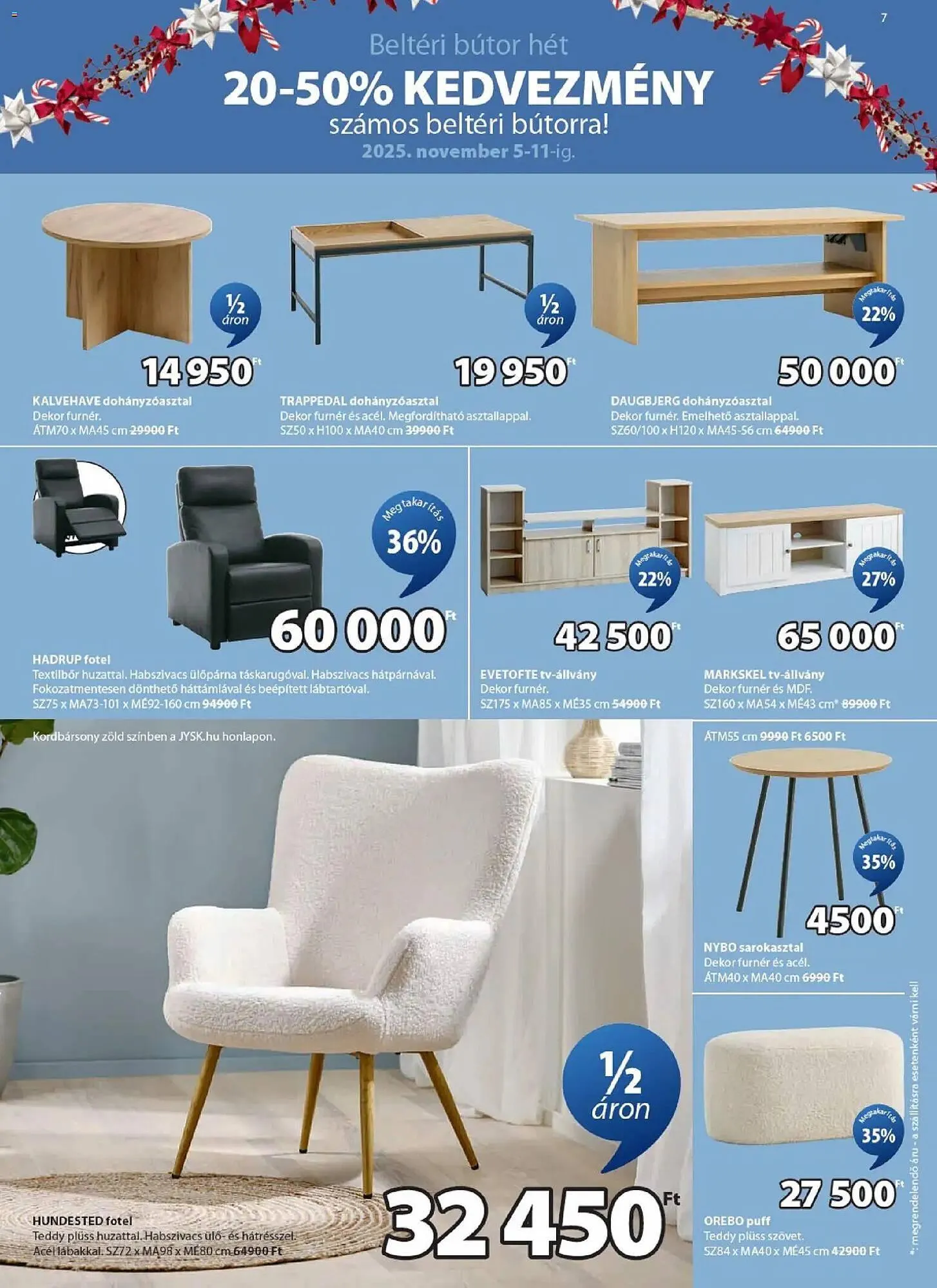 Katalógus JYSK akciós újság november 5.-tól november 11.-ig 2025. - Oldal 7