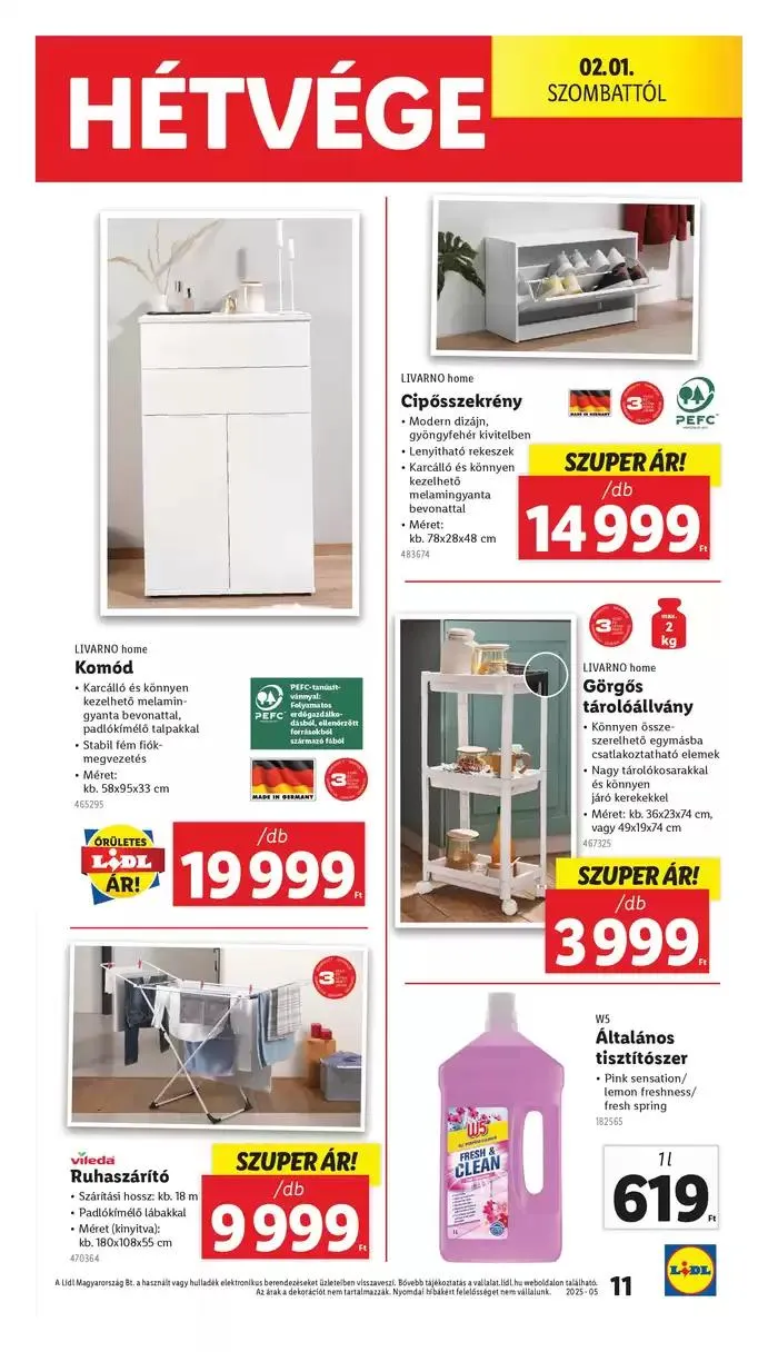 Katalógus Nonfood kínálatunk - 05. hét január 30.-tól február 5.-ig 2025. - Oldal 11