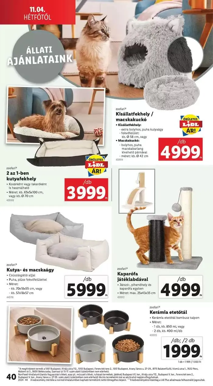 Katalógus Akciós újság – 44. hét október 31.-tól november 6.-ig 2024. - Oldal 40
