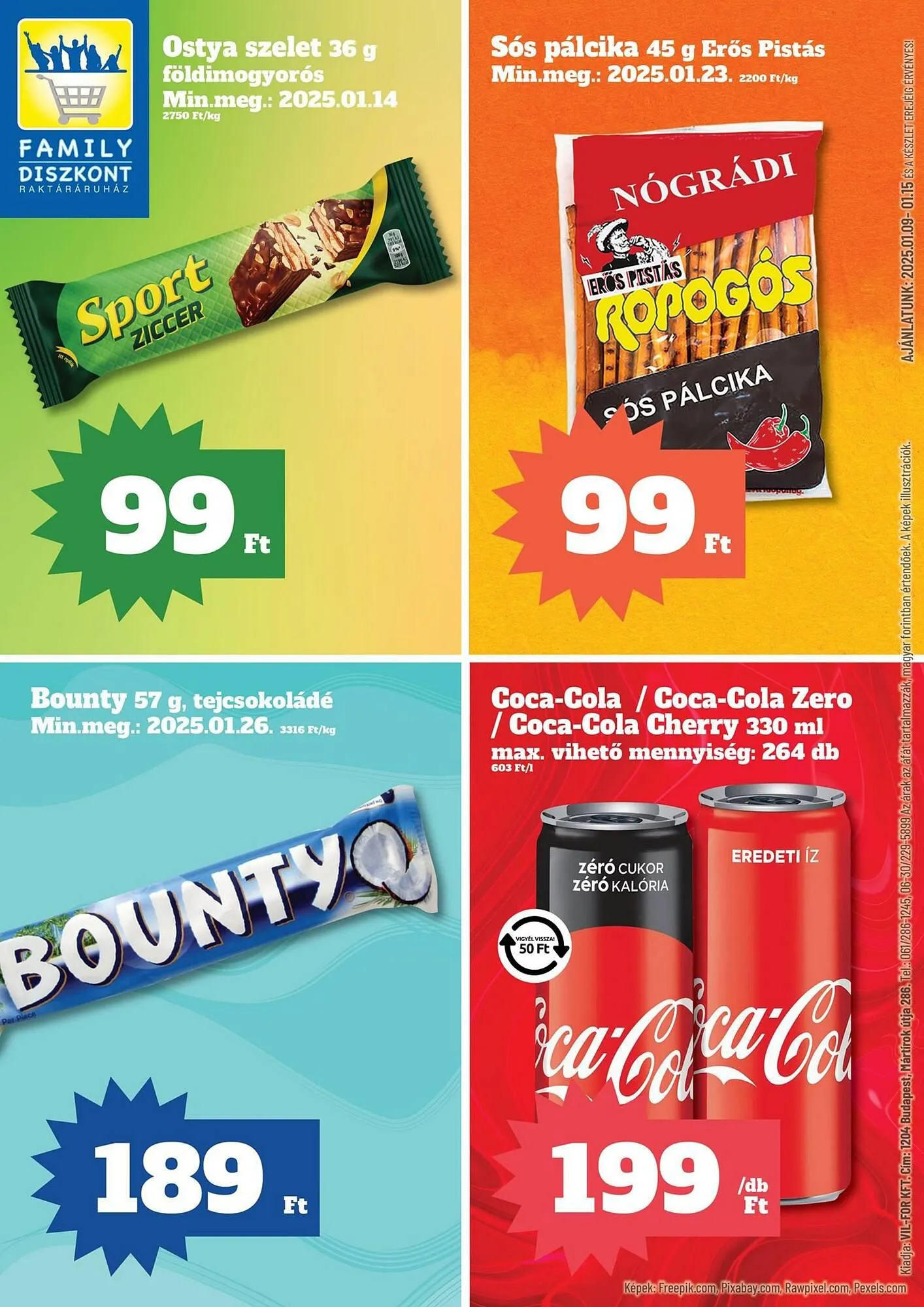 Family Diszkont akciós újság - 1