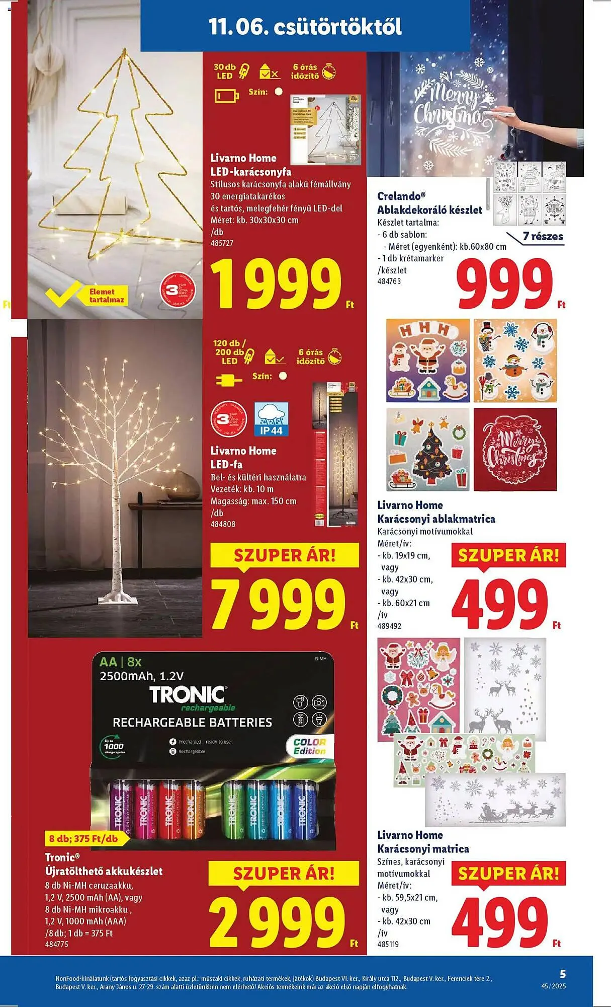 Katalógus Lidl akciós újság november 6.-tól december 28.-ig 2025. - Oldal 5