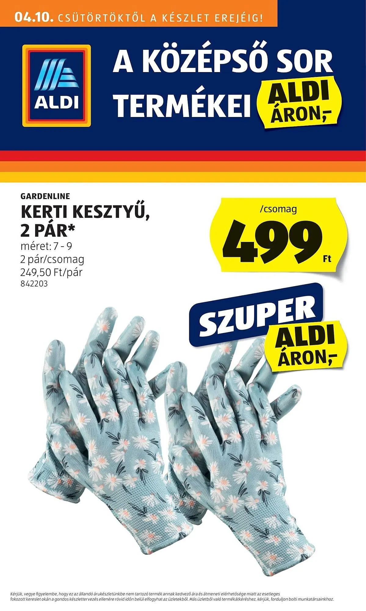 Katalógus ALDI akciós újság április 10.-tól április 16.-ig 2025. - Oldal 1