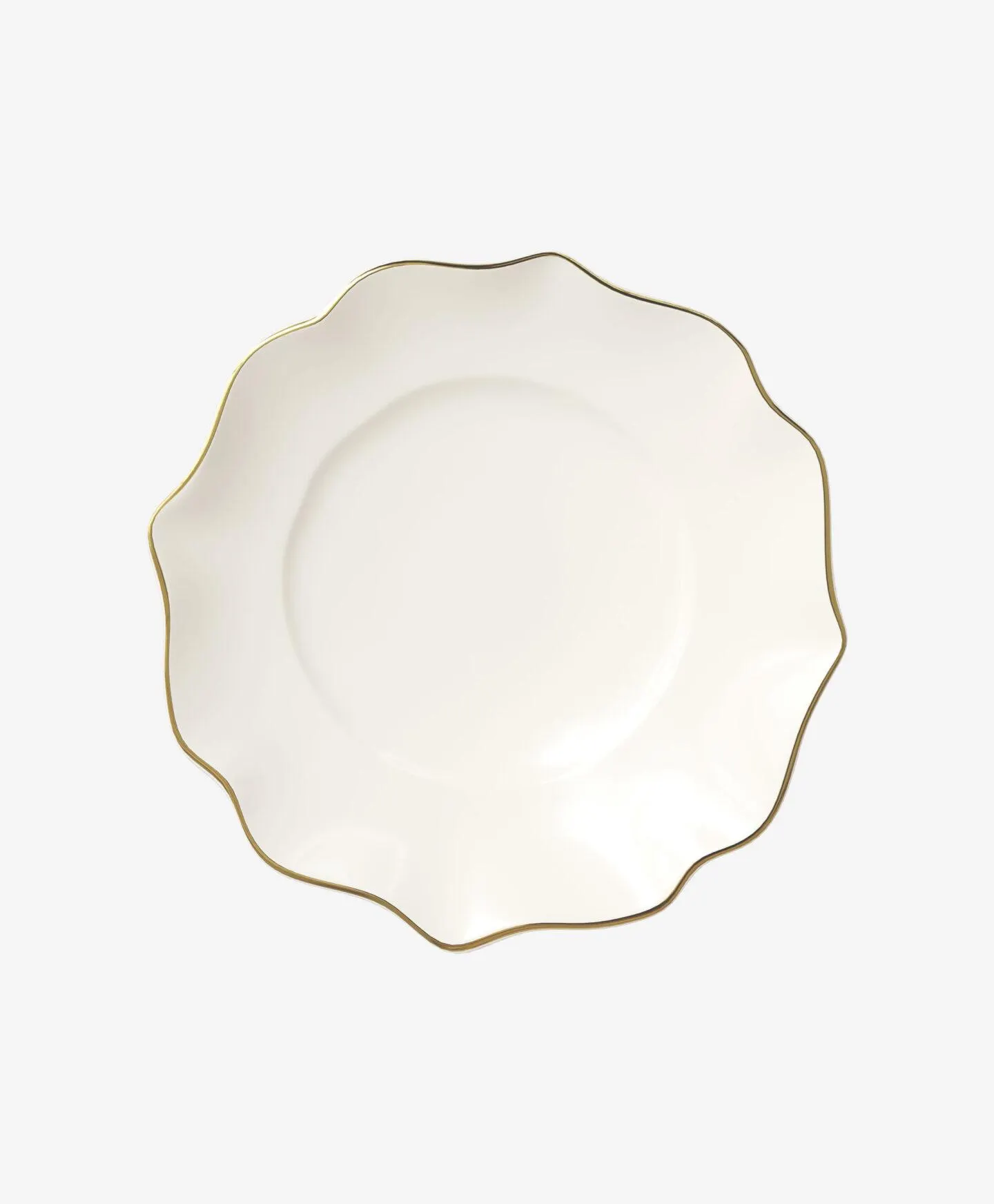 tányér arany szegélyekkel