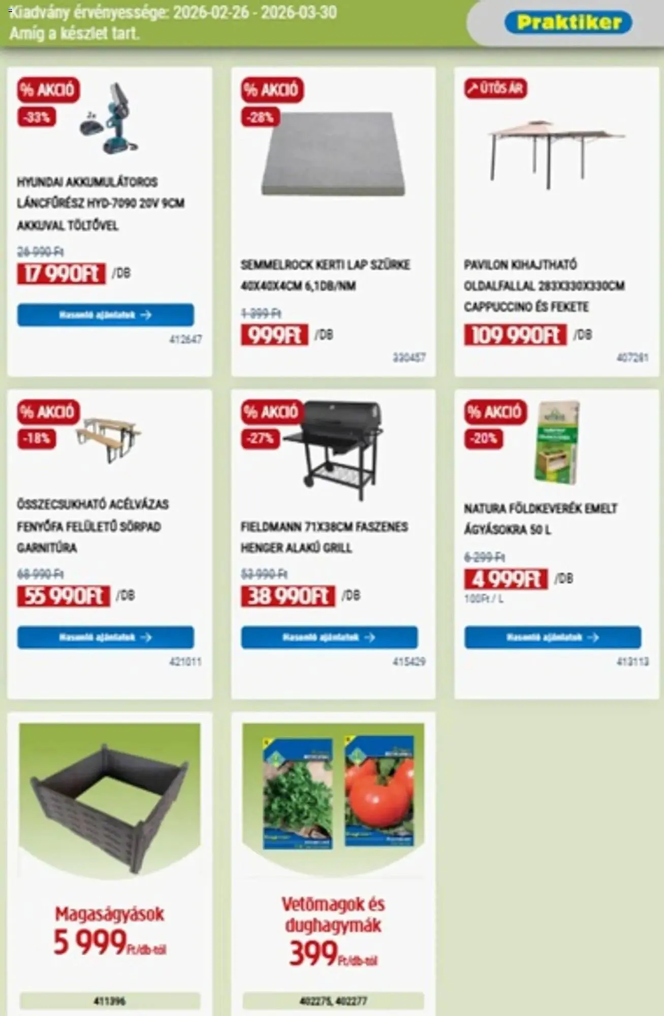 Katalógus Praktiker akciós újság február 26.-tól március 30.-ig 2026. - Oldal 13