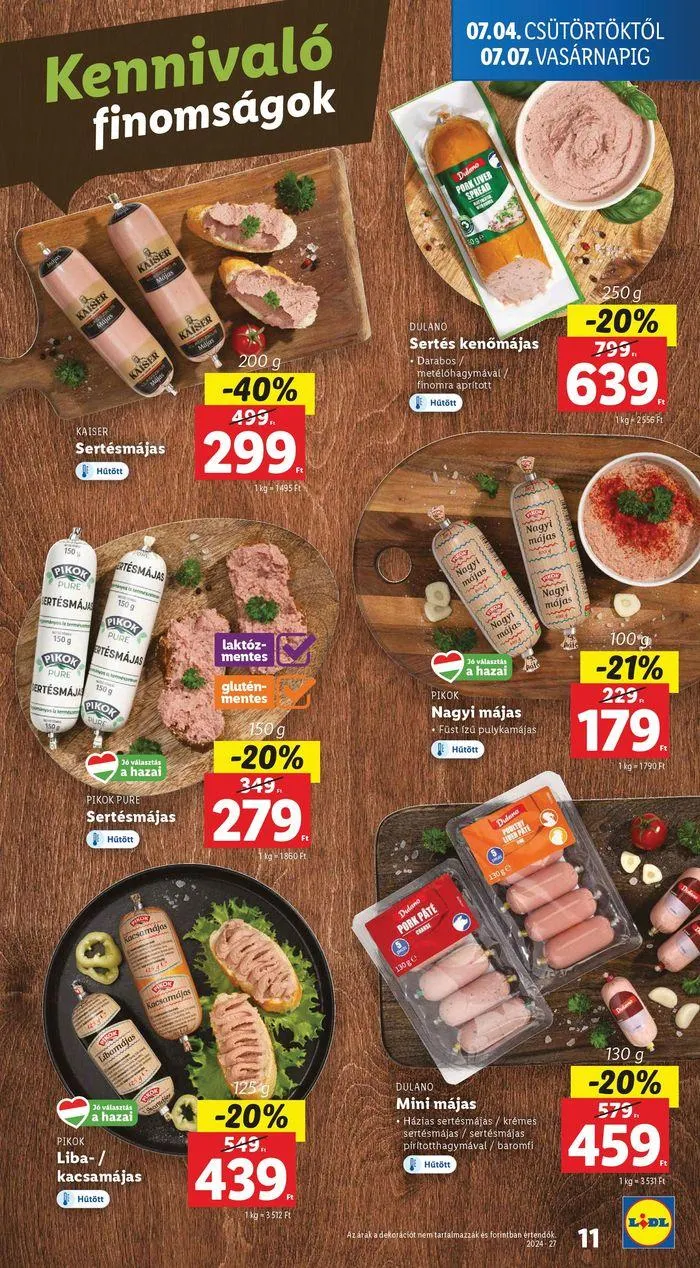 Katalógus Minden Jót, Jó Áron július 5.-tól július 10.-ig 2024. - Oldal 11