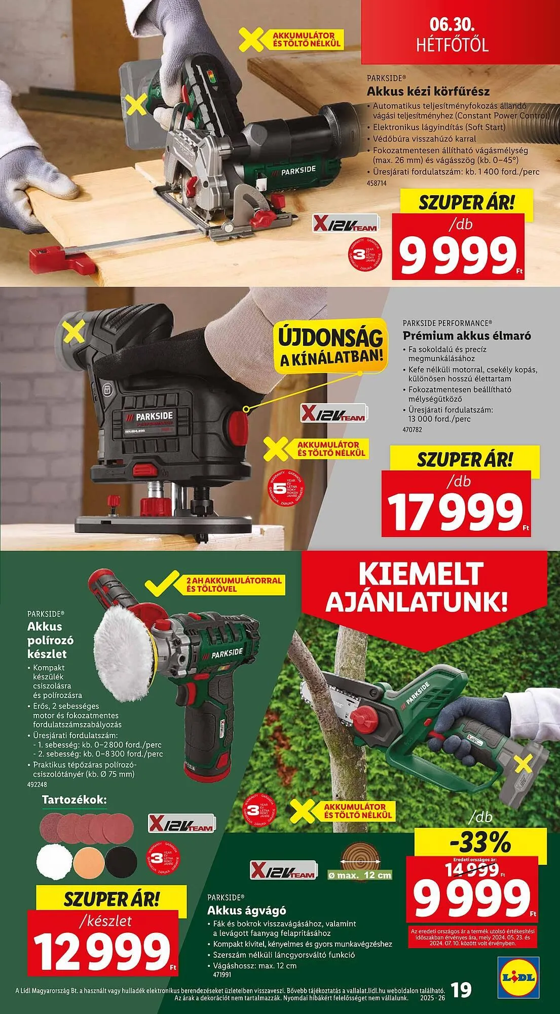 Katalógus Lidl akciós újság június 26.-tól július 2.-ig 2025. - Oldal 19