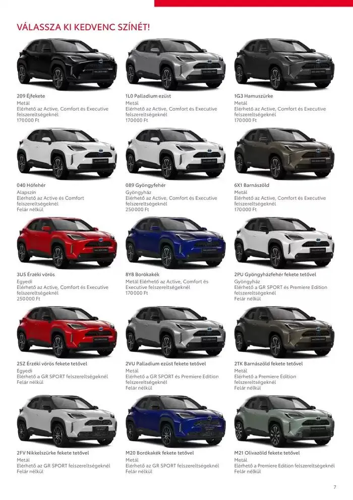 Katalógus Toyota Új YARIS CROSS január 17.-tól január 17.-ig 2026. - Oldal 7