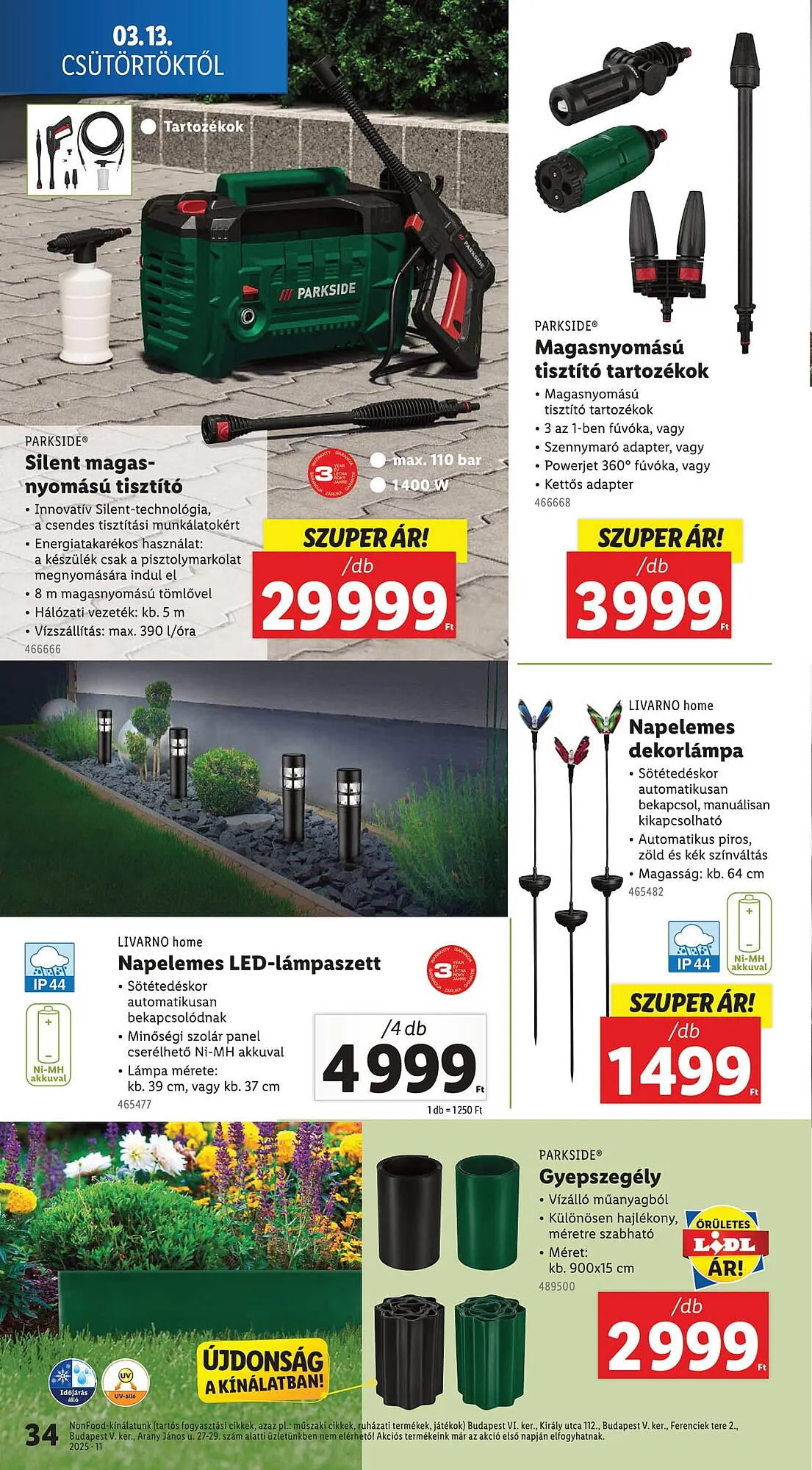 Katalógus Lidl akciós újság március 13.-tól március 19.-ig 2025. - Oldal 34