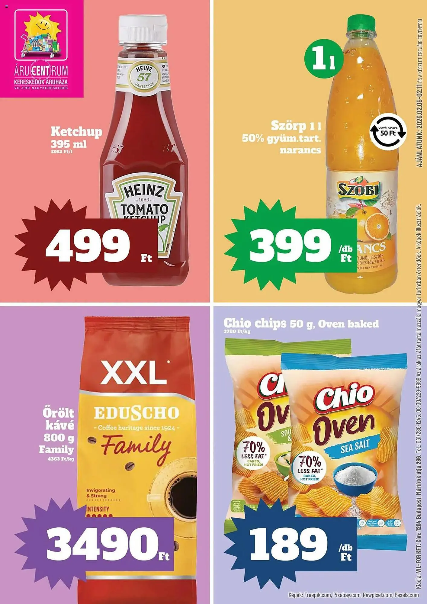 Vil-For akciós újság - 1