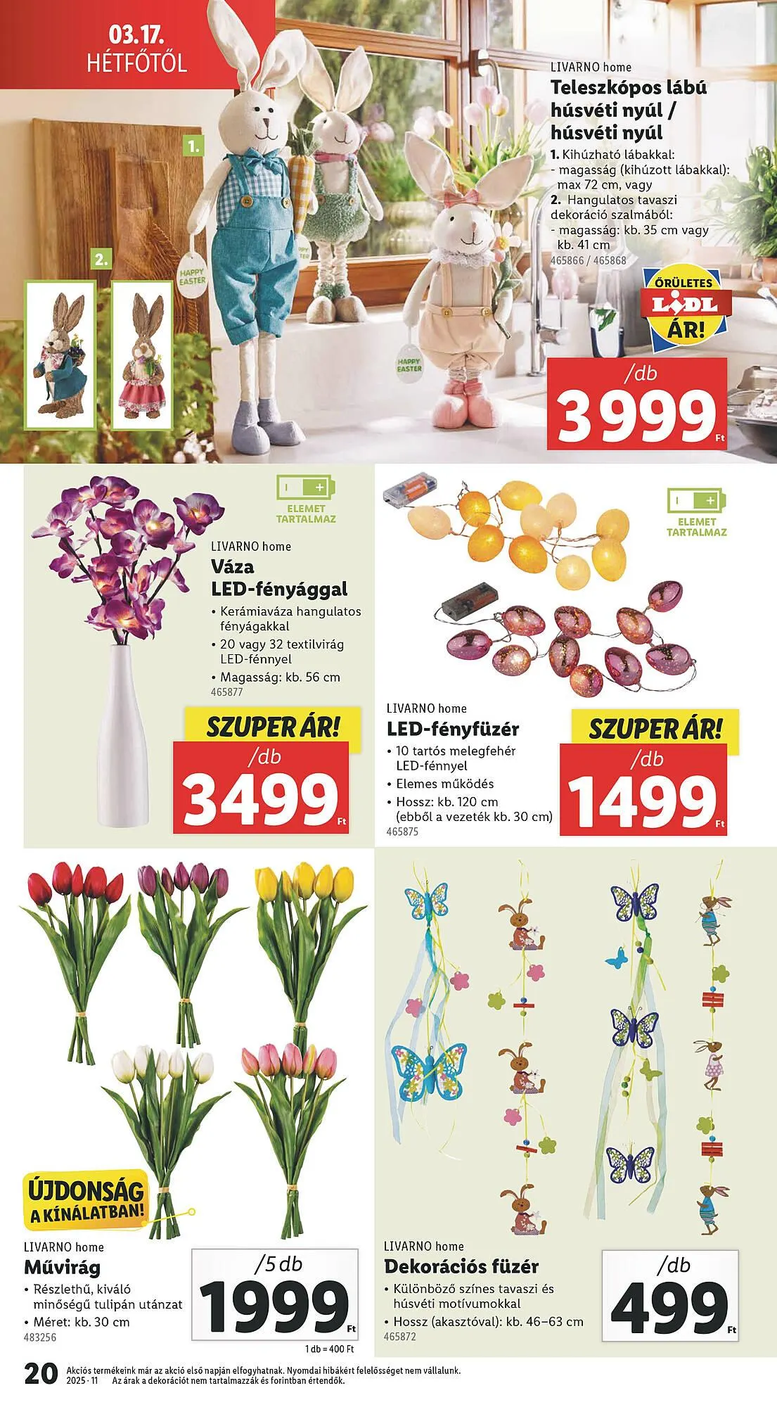 Katalógus Lidl akciós újság március 13.-tól március 19.-ig 2025. - Oldal 20