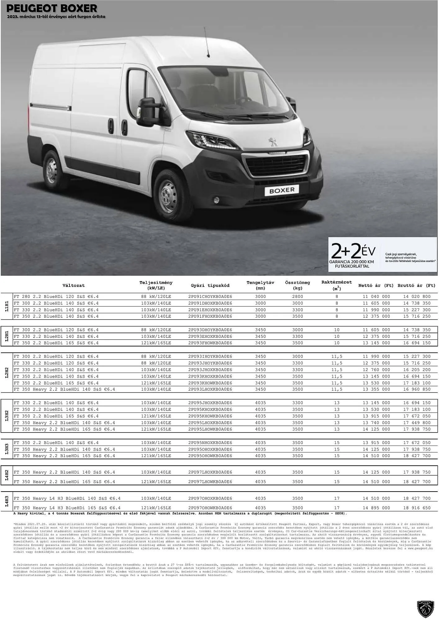 Katalógus Peugeot Boxer akciós újság február 6.-tól június 30.-ig 2024. - Oldal 