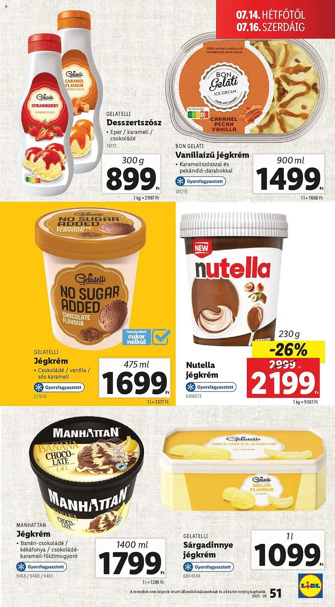 Katalógus Lidl akciós újság július 10.-tól július 16.-ig 2025. - Oldal 51