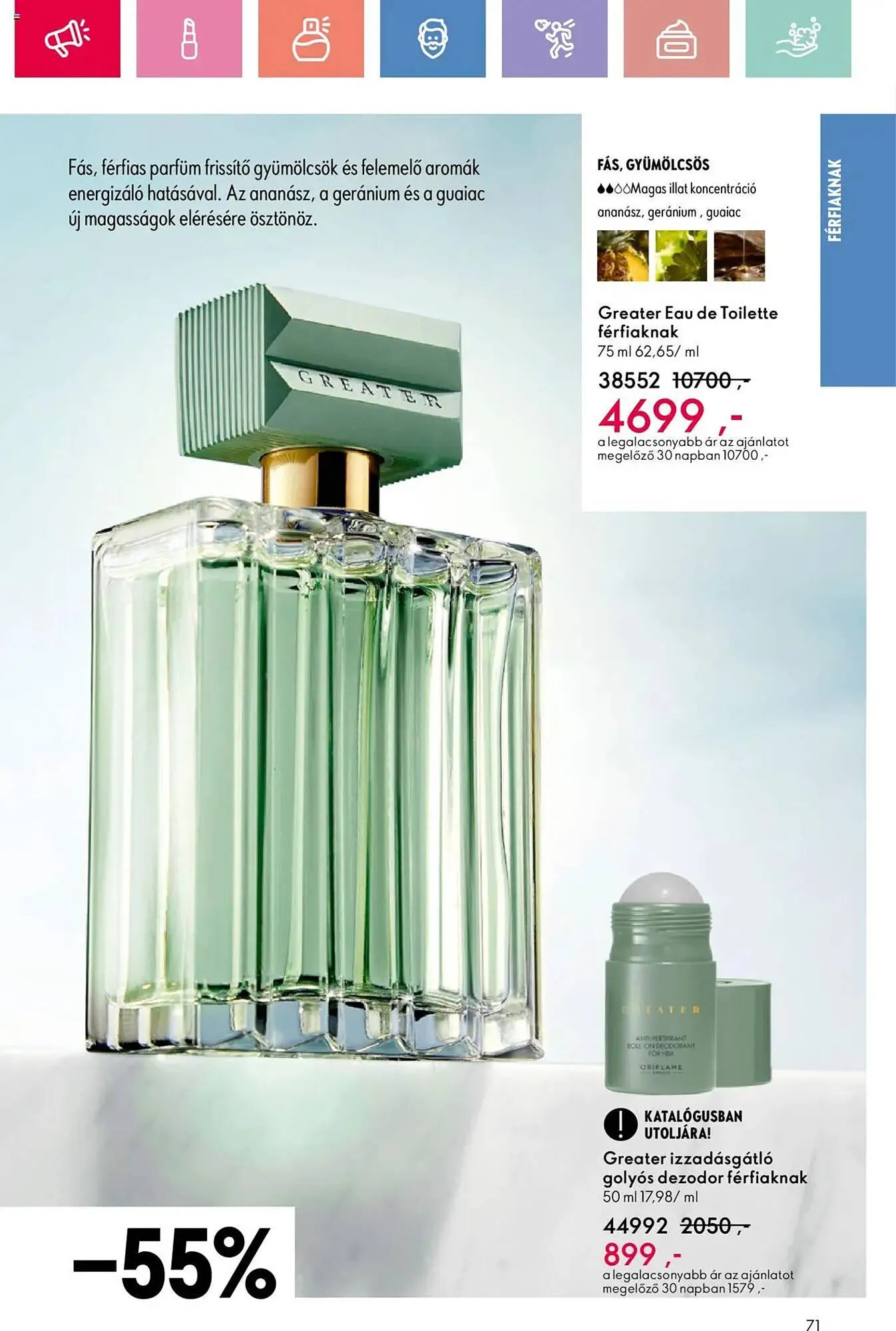 Katalógus Oriflame akciós újság május 25.-tól június 14.-ig 2025. - Oldal 71