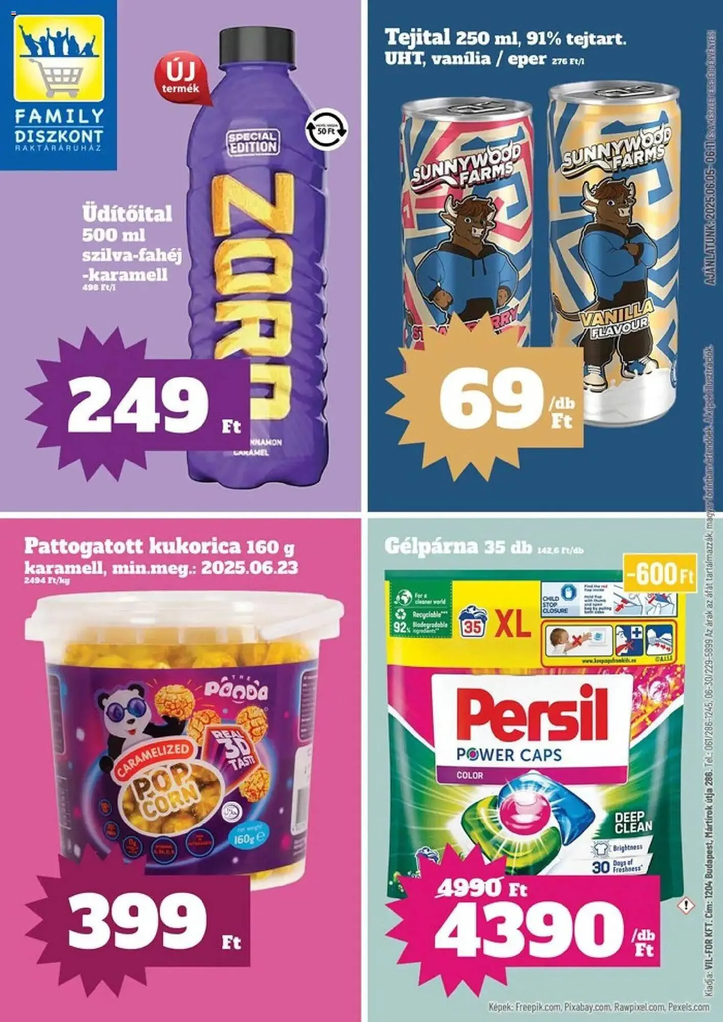 Katalógus Family Diszkont akciós újság június 5.-tól június 11.-ig 2025. - Oldal 1