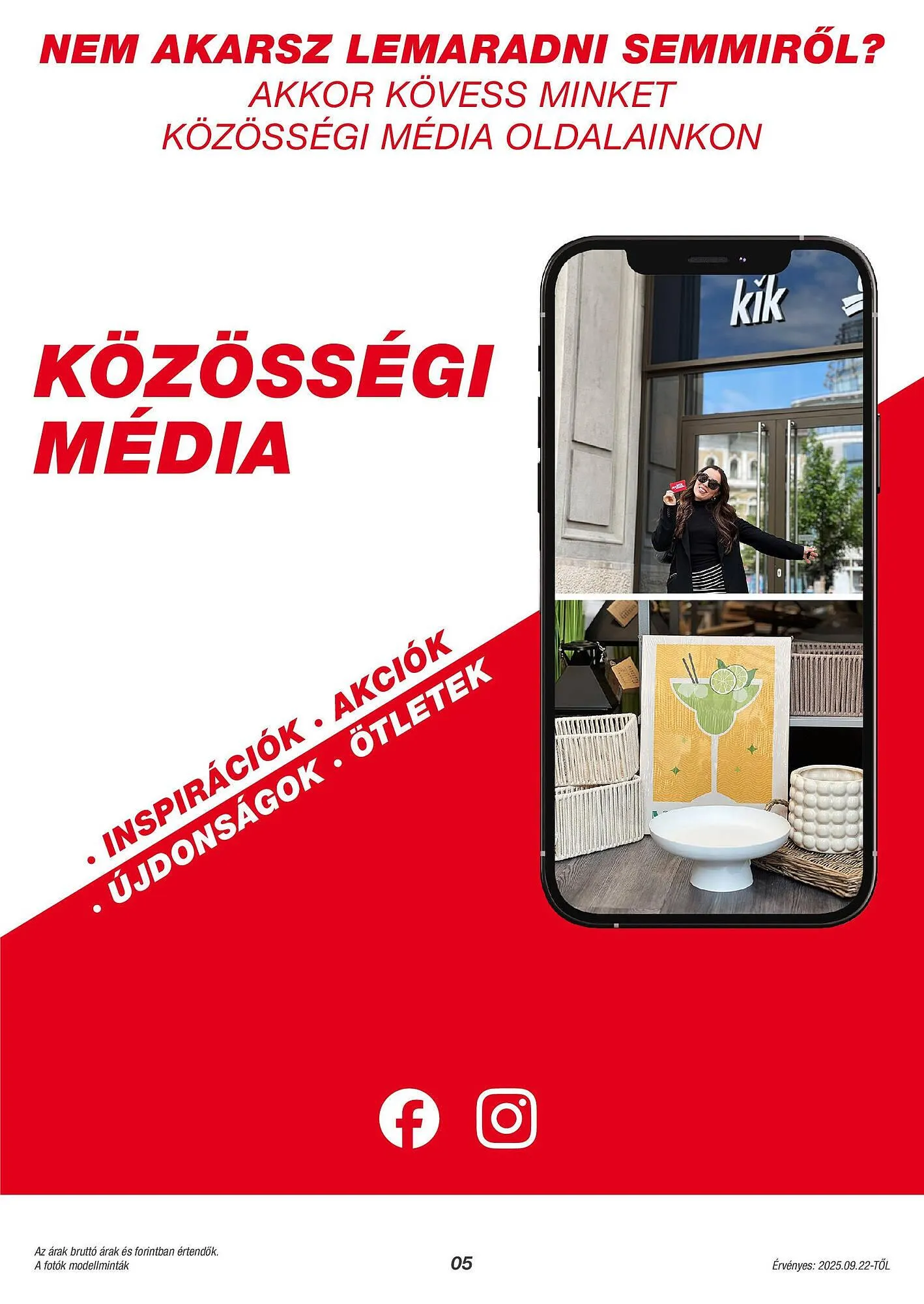 Katalógus Kik akciós újság szeptember 22.-tól szeptember 28.-ig 2025. - Oldal 5