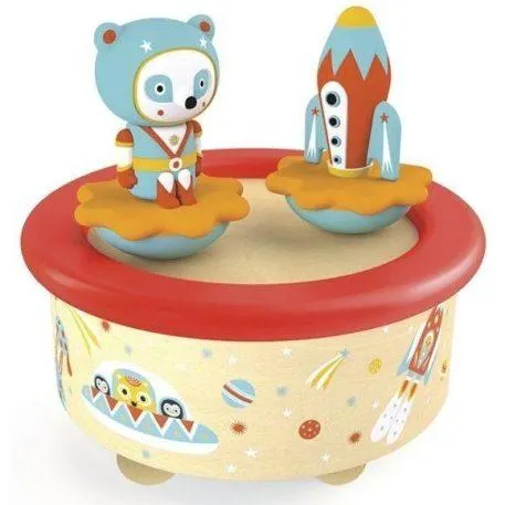 Űrhajós zenedoboz - Space Melody - forgó zenélő - Djeco