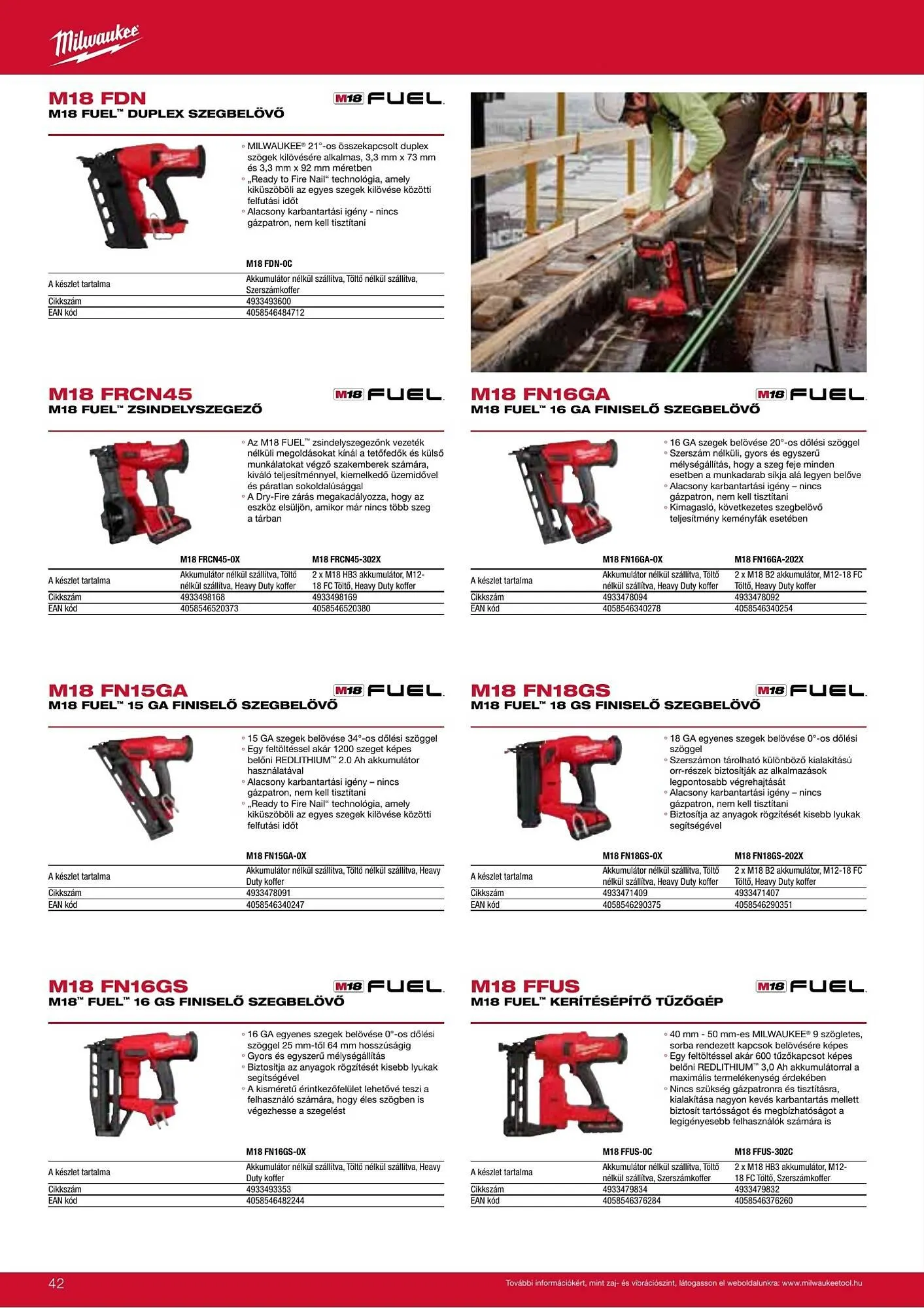 Katalógus Milwaukee akciós újság szeptember 16.-tól december 31.-ig 2026. - Oldal 42