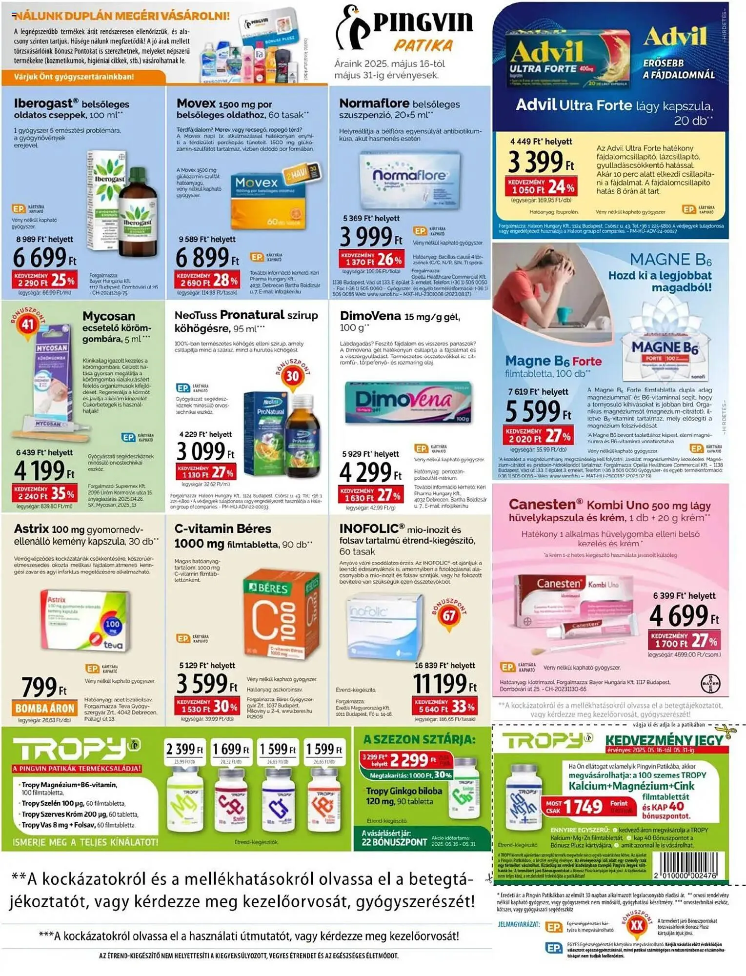 Katalógus Pingvin Patika akciós újság május 16.-tól május 31.-ig 2025. - Oldal 7