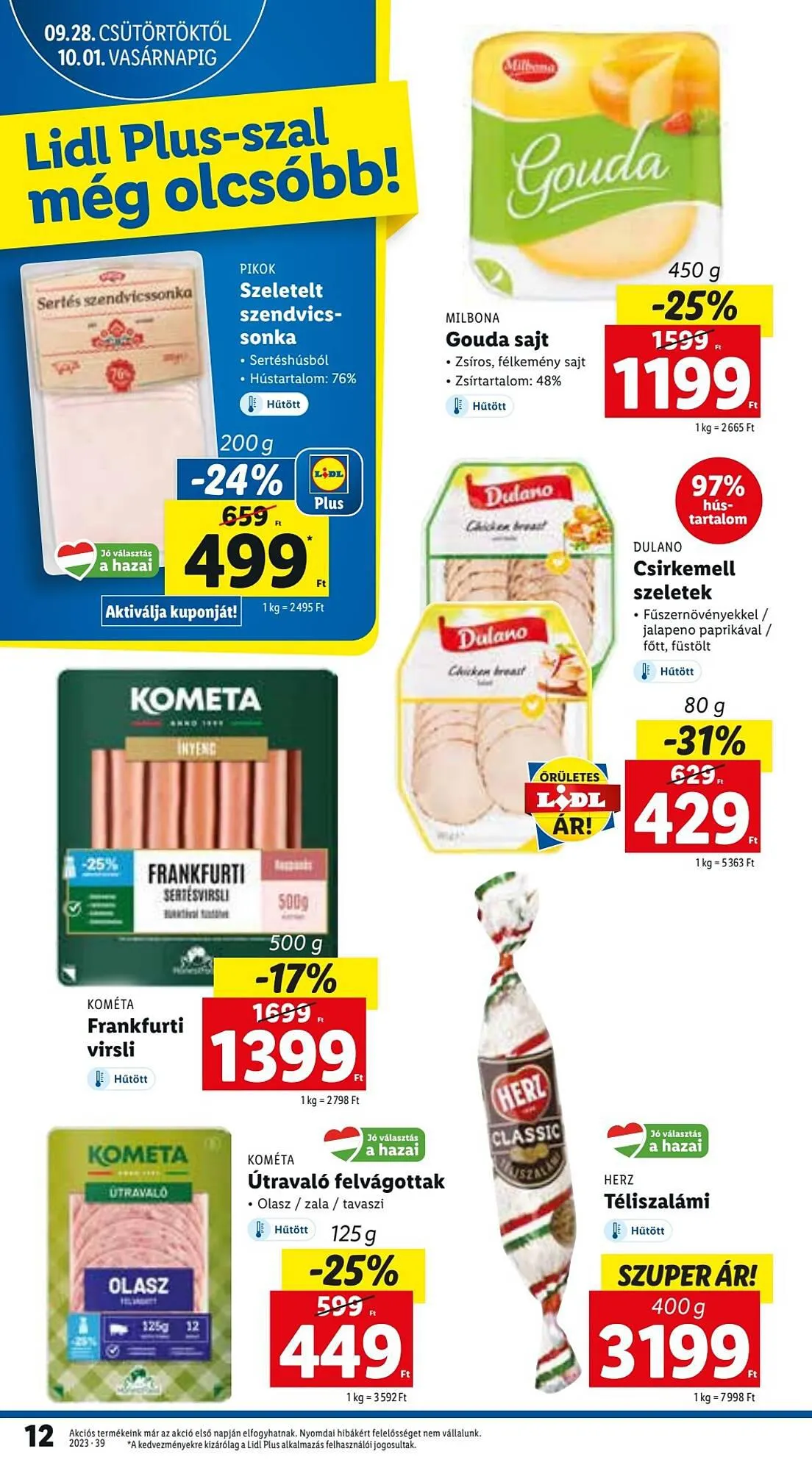 Katalógus Lidl akciós újság szeptember 28.-tól október 4.-ig 2023. - Oldal 12